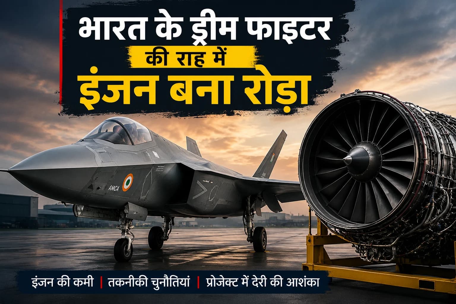 भारत के ड्रीम फाइटर की राह में इंजन बना सबसे बड़ा रोड़ा, परियोजना को लग सकता है झटका