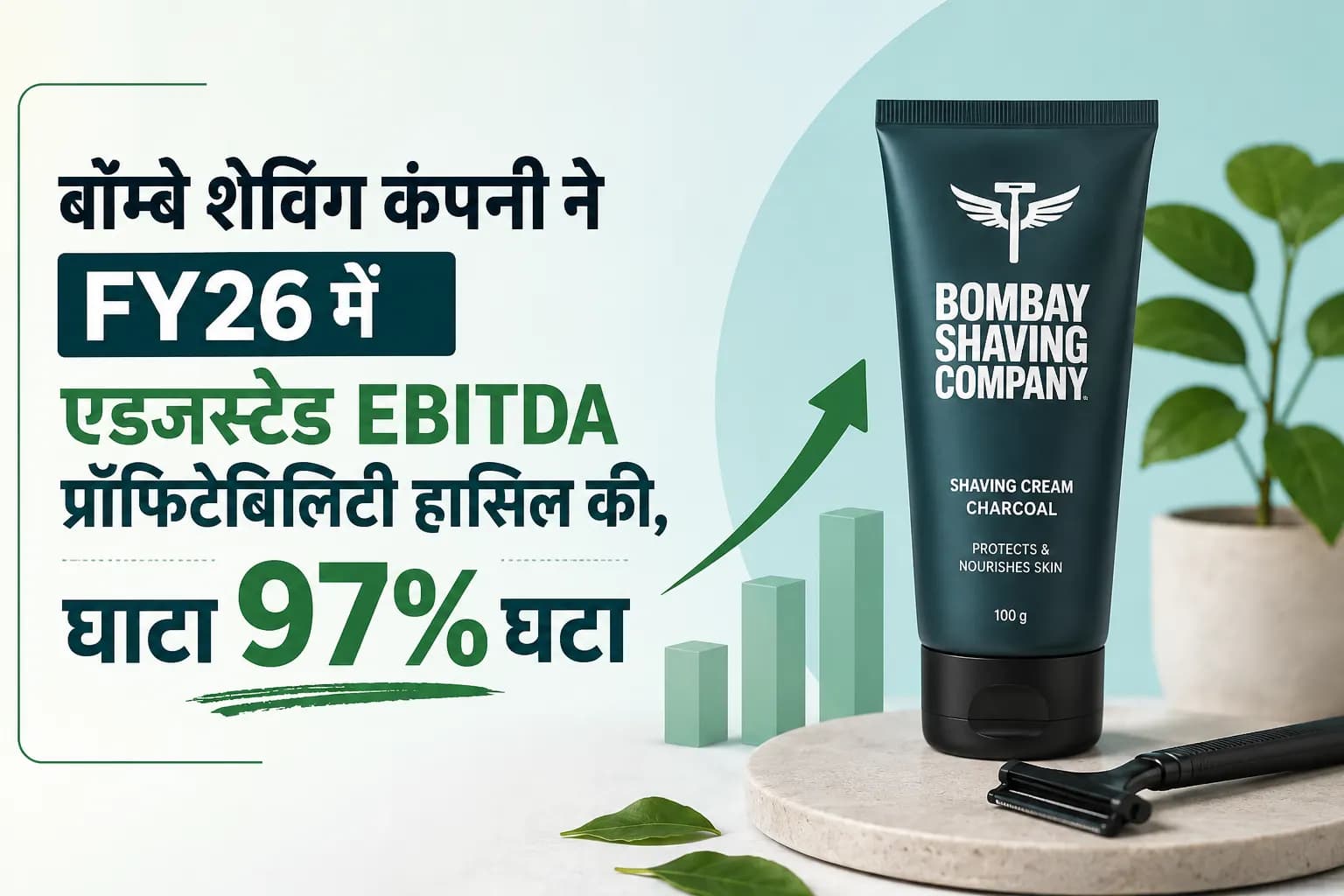 बॉम्बे शेविंग कंपनी ने FY26 में एडजस्टेड EBITDA प्रॉफिटेबिलिटी हासिल की, घाटा 97% घटा