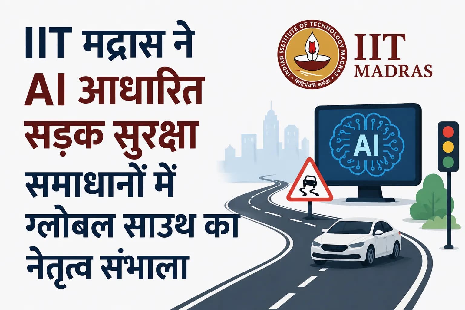 IIT मद्रास ने AI आधारित सड़क सुरक्षा समाधानों में ग्लोबल साउथ का नेतृत्व संभाला