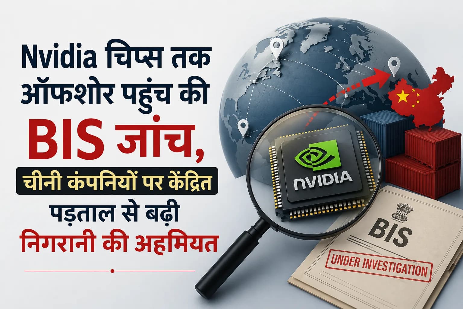 Nvidia चिप्स तक ऑफशोर पहुंच की BIS जांच, चीनी कंपनियों पर केंद्रित पड़ताल से बढ़ी निगरानी की अहमियत