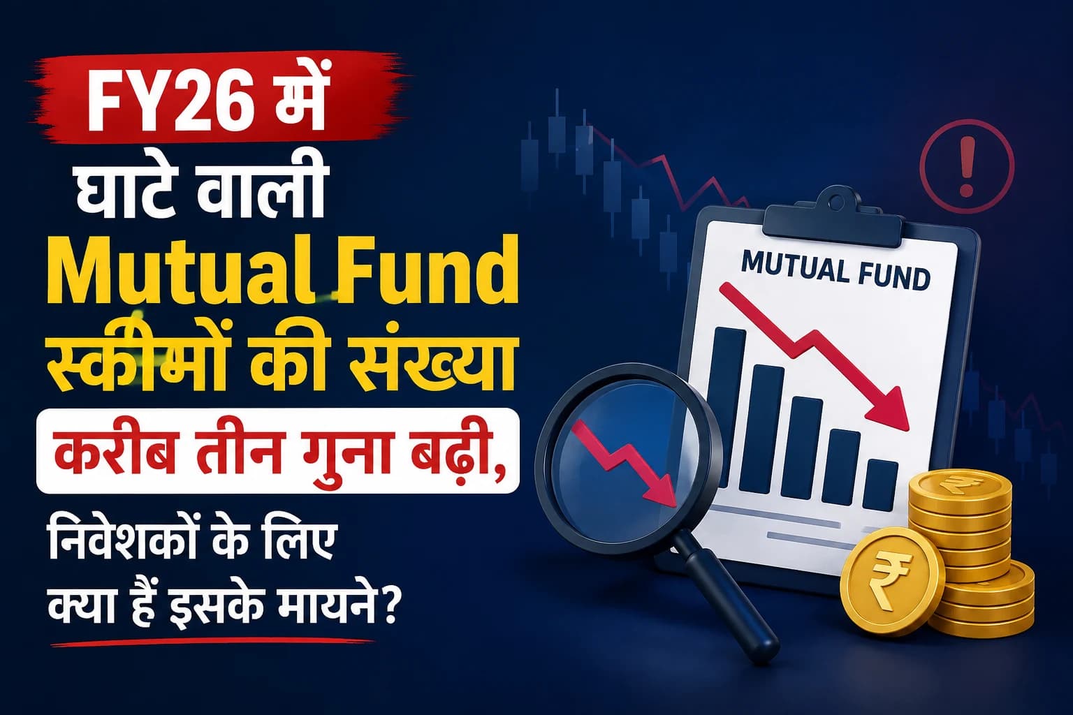 FY26 में घाटे वाली Mutual Fund स्कीमों की संख्या करीब तीन गुना बढ़ी, निवेशकों के लिए क्या हैं इसके मायने?