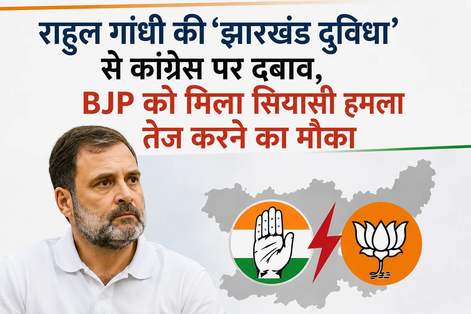 राहुल गांधी की ‘झारखंड दुविधा’ से कांग्रेस पर दबाव, BJP को मिला सियासी हमला तेज करने का मौका