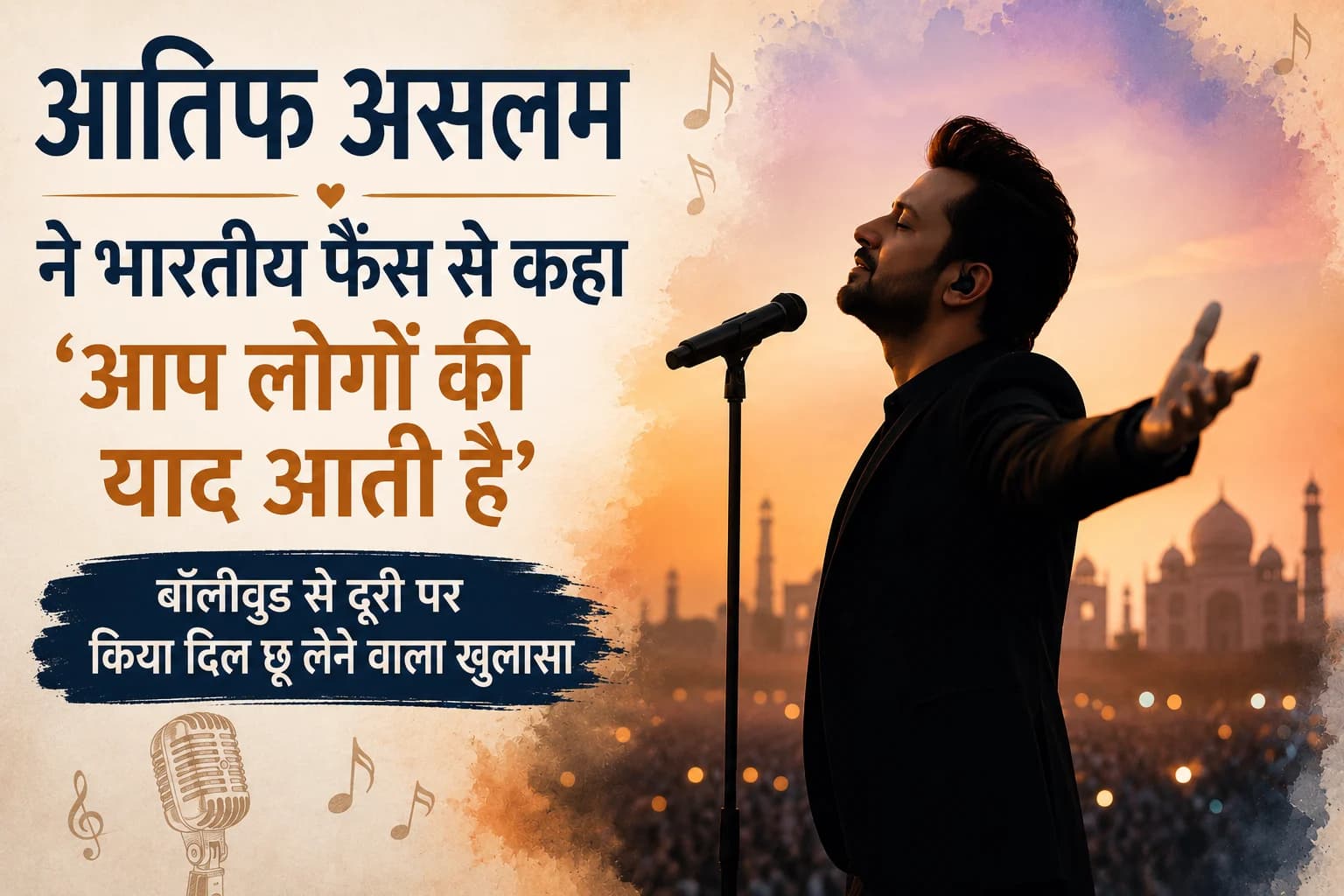आतिफ असलम ने भारतीय फैंस से कहा ‘आप लोगों की याद आती है’, बॉलीवुड से दूरी पर किया खुलासा
