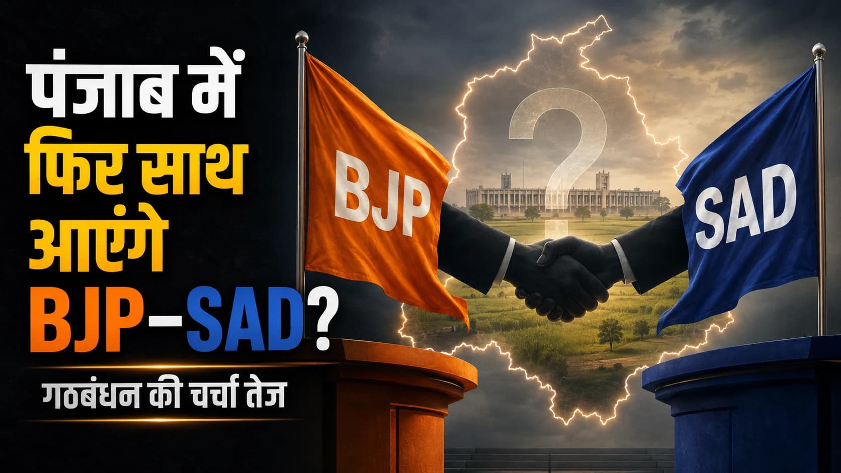 पंजाब चुनाव से पहले BJP–SAD की नजदीकियों की चर्चा तेज, लेकिन सीटों पर फंस सकता है गठबंधन