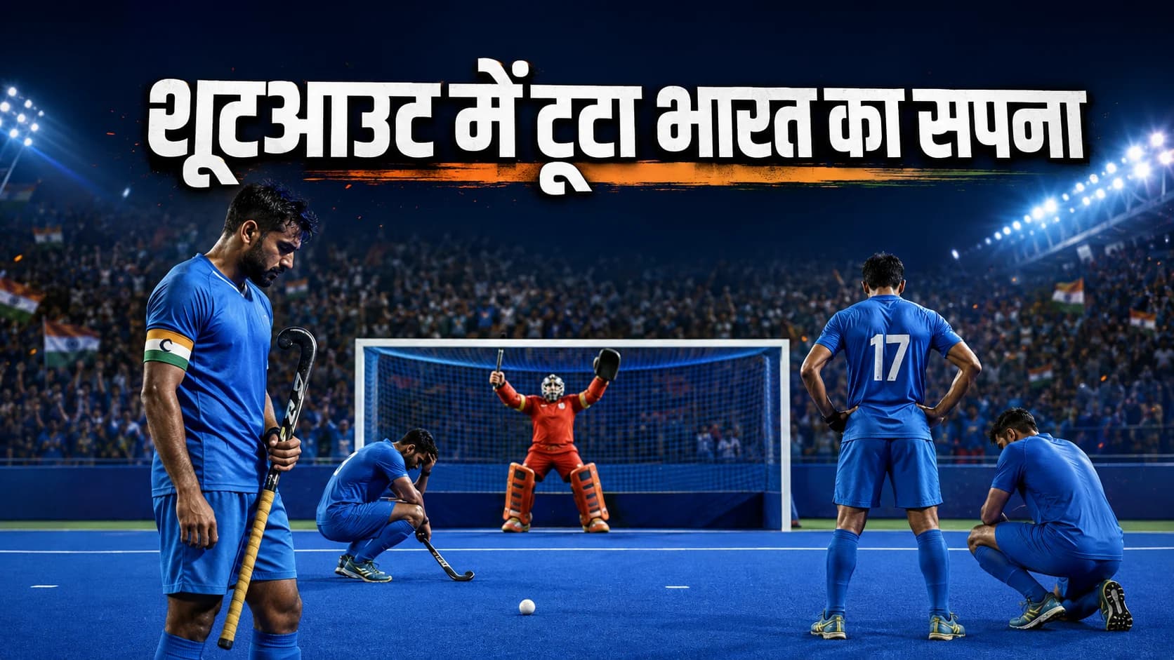 हॉकी विश्व कप में भारत का सफर आठवें स्थान पर खत्म, बेल्जियम ने शूटआउट में तोड़ा दिल