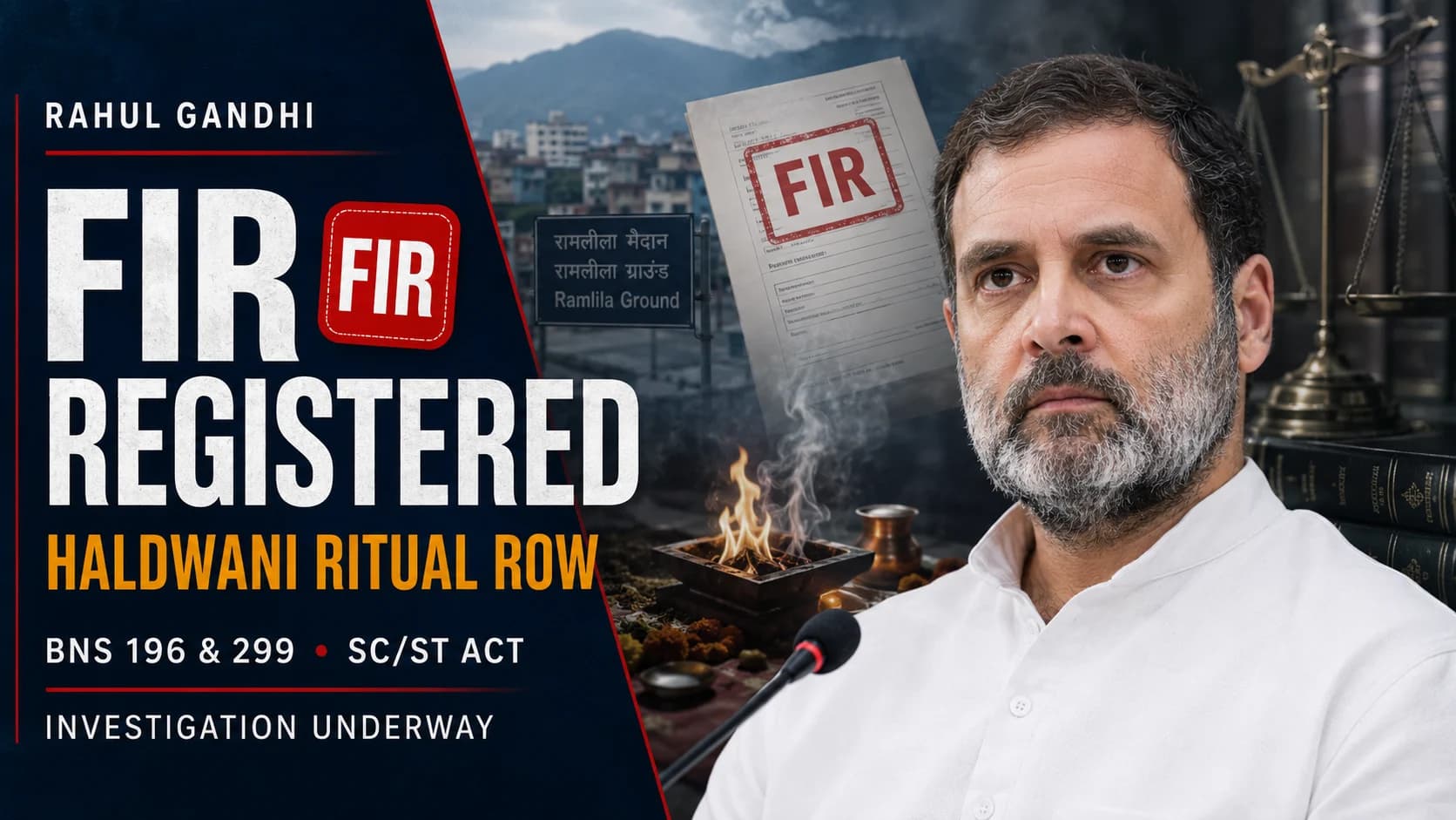 हल्द्वानी ‘शुद्धिकरण’ विवाद: राहुल गांधी के खिलाफ FIR, जानिए पूरा मामला