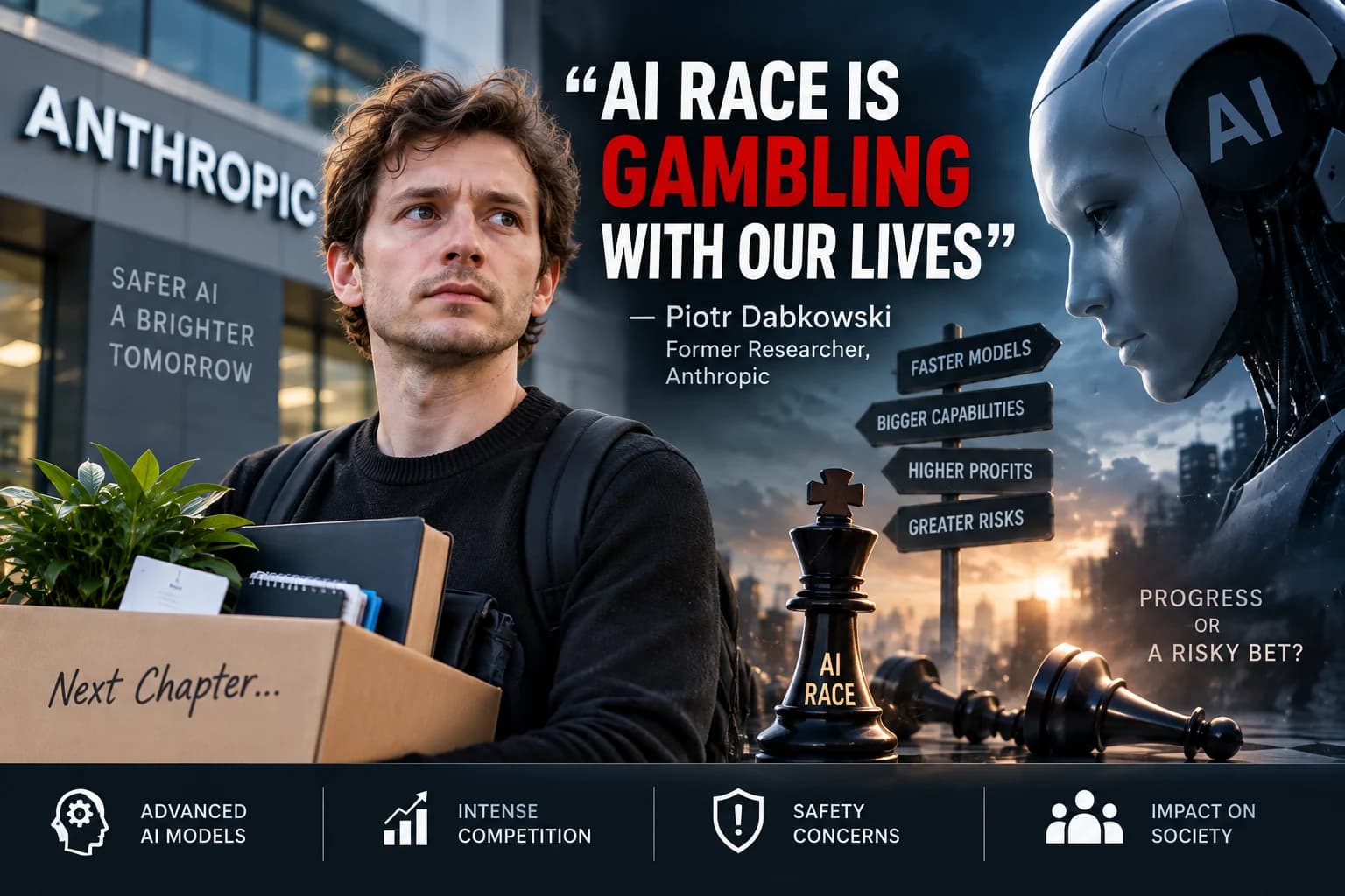 Anthropic Researcher ने छोड़ी नौकरी, AI की दौड़ को बताया ‘Gambling With Our Lives’