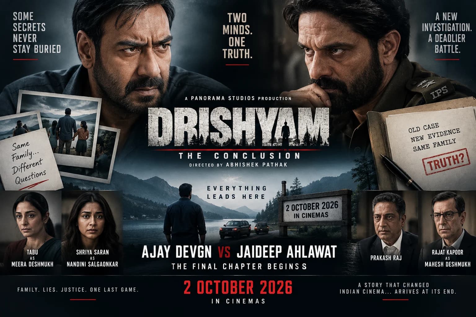 Drishyam: The Conclusion Trailer: Ajay Devgn के सामने Jaideep Ahlawat की एंट्री, Vijay Salgaonkar की आखिरी बाजी शुरू