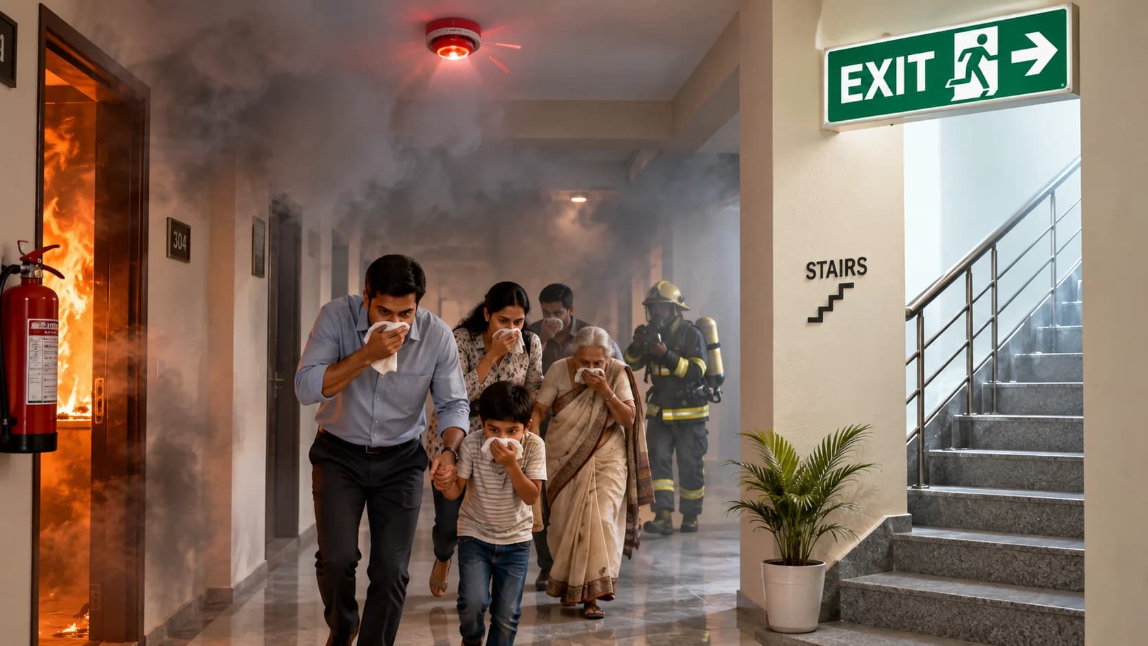 Building में आग लग जाए तो सबसे पहले क्या करें? ये 10 Safety Steps जान बचा सकते हैं