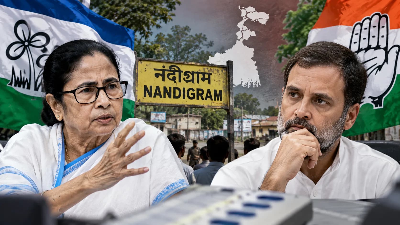 Google Discover Headline क्या Mamata Banerjee ने Congress को Nandigram छोड़ने का Offer दिया? एक दावा, TMC का इनकार और असली सियासी गणित