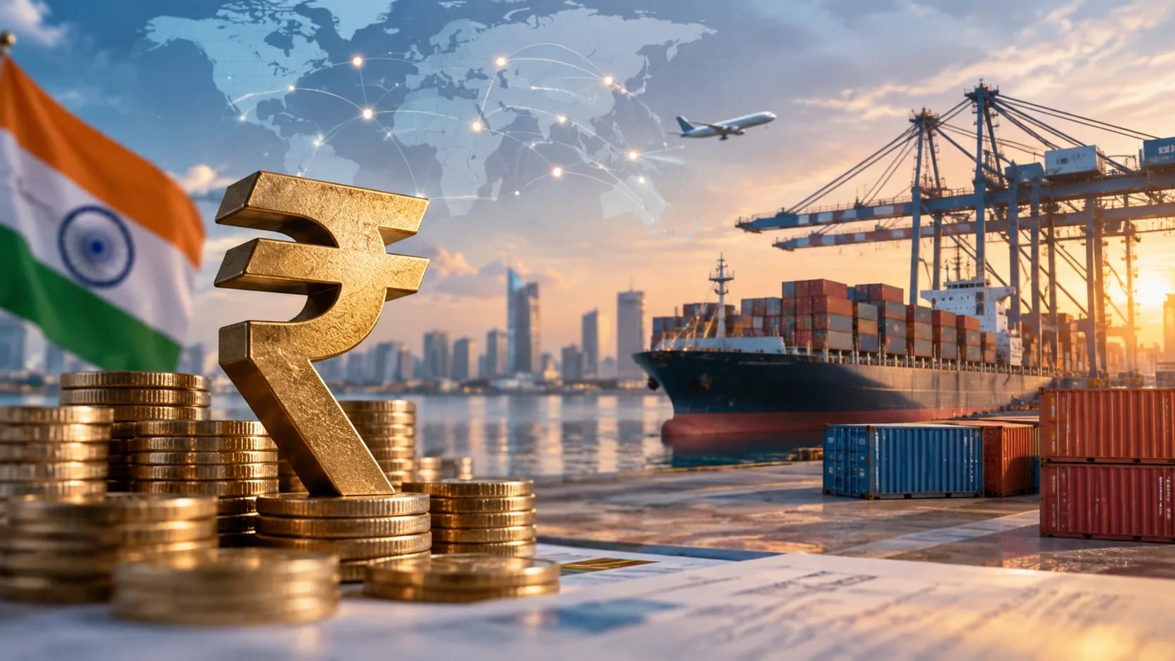 भारत का Current Account Deficit $7 अरब पहुंचा: आयात बढ़ा, लेकिन एक बड़े विदेशी मुद्रा प्रवाह ने संभाली स्थिति
