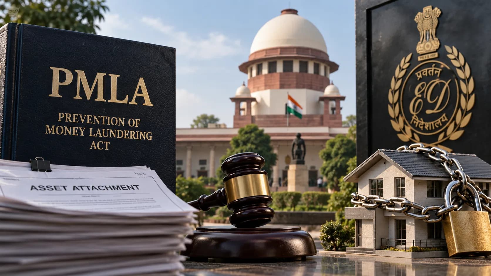 PMLA में ED की Property Attachment पर Supreme Court के सवाल—3,501 आदेश और सिर्फ 60 पूरे Trials का क्या मतलब?