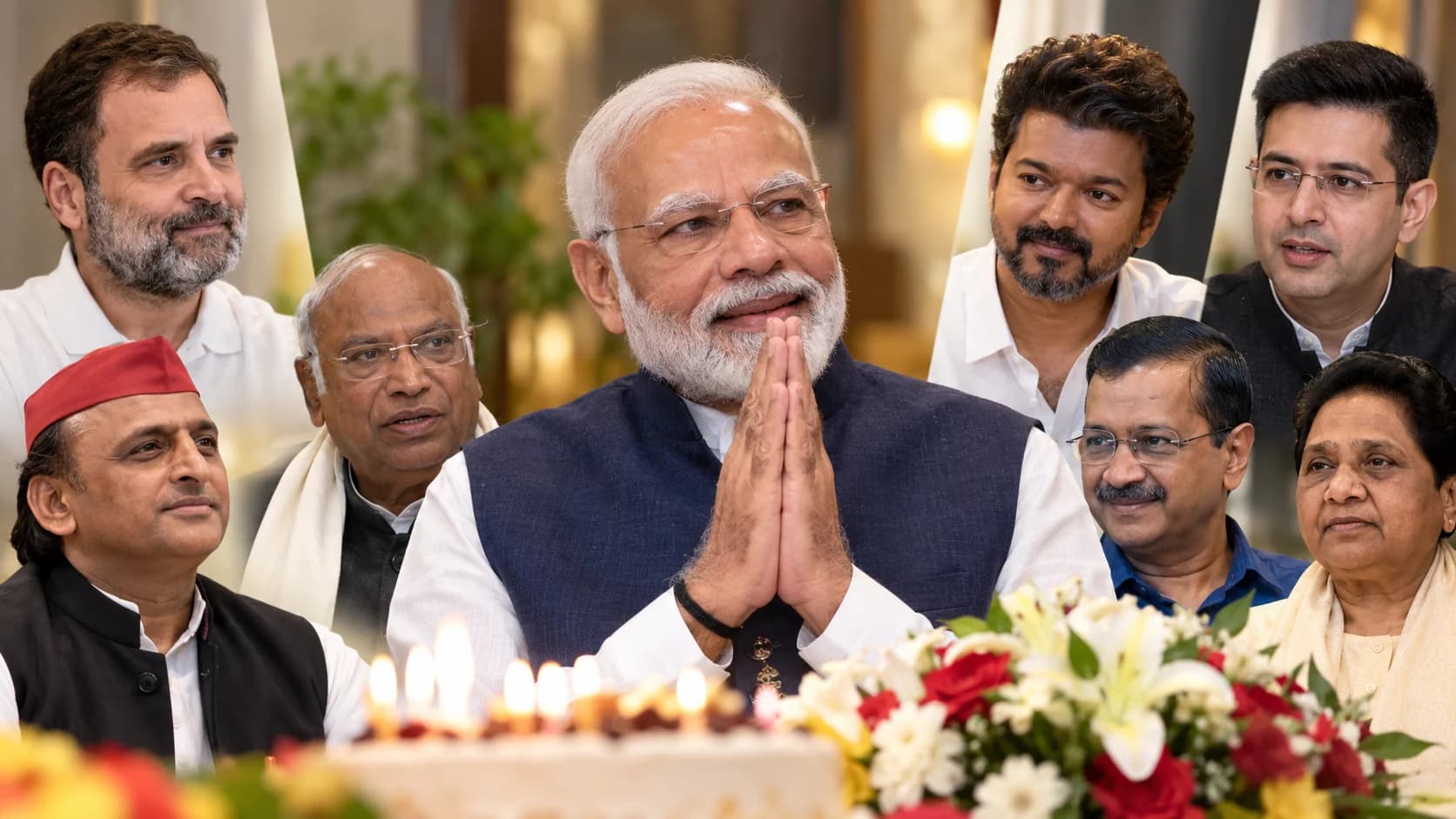 PM Modi Birthday: Rahul Gandhi से CM Vijay तक, राजनीतिक विरोधियों ने भी दी बधाई; किसने क्या कहा?