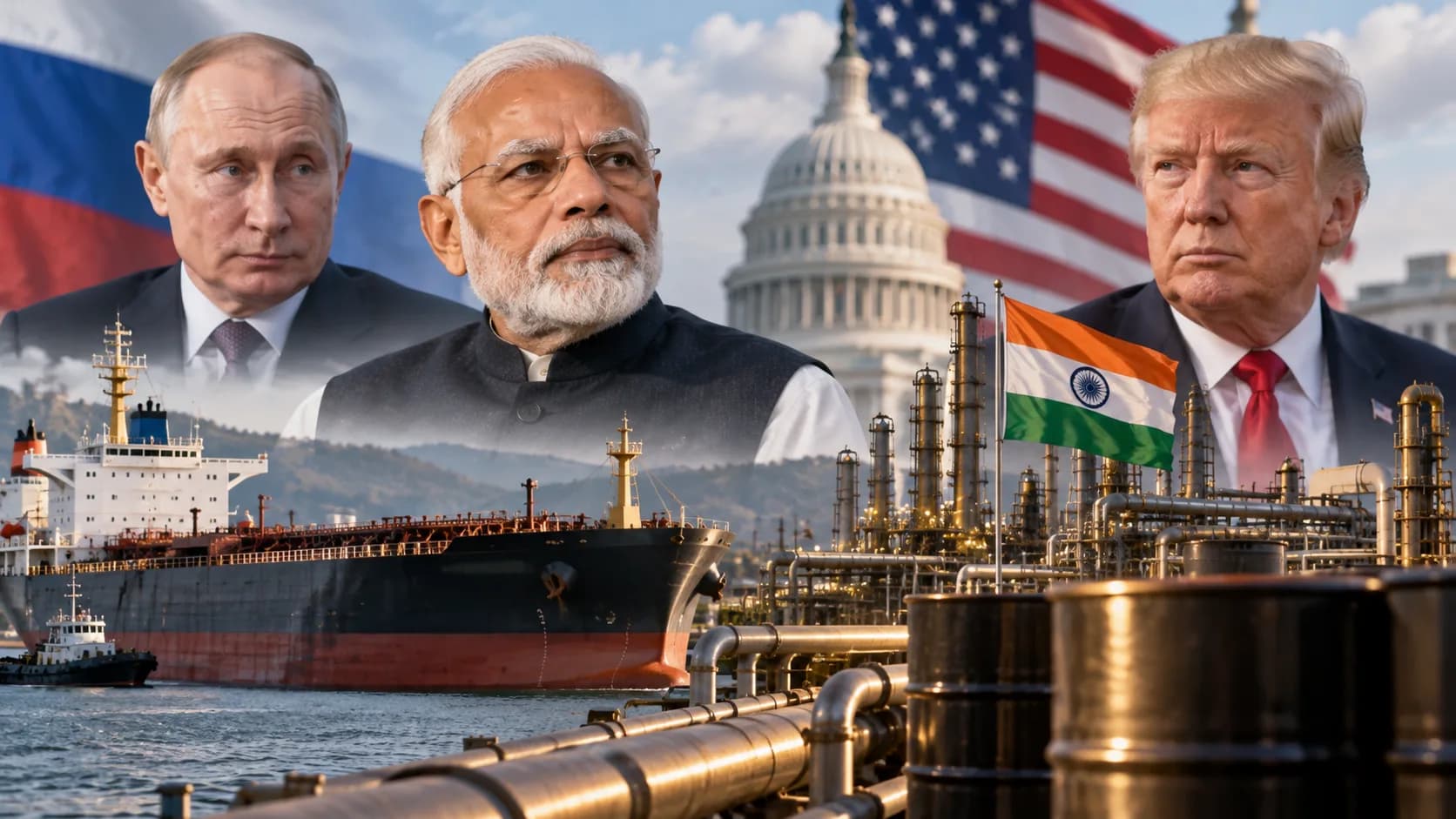 अमेरिका से भारत पर 100% शुल्क का खतरा, कांग्रेस ने मोदी सरकार को घेरा; रूस से तेल खरीद पर बढ़ा दबाव