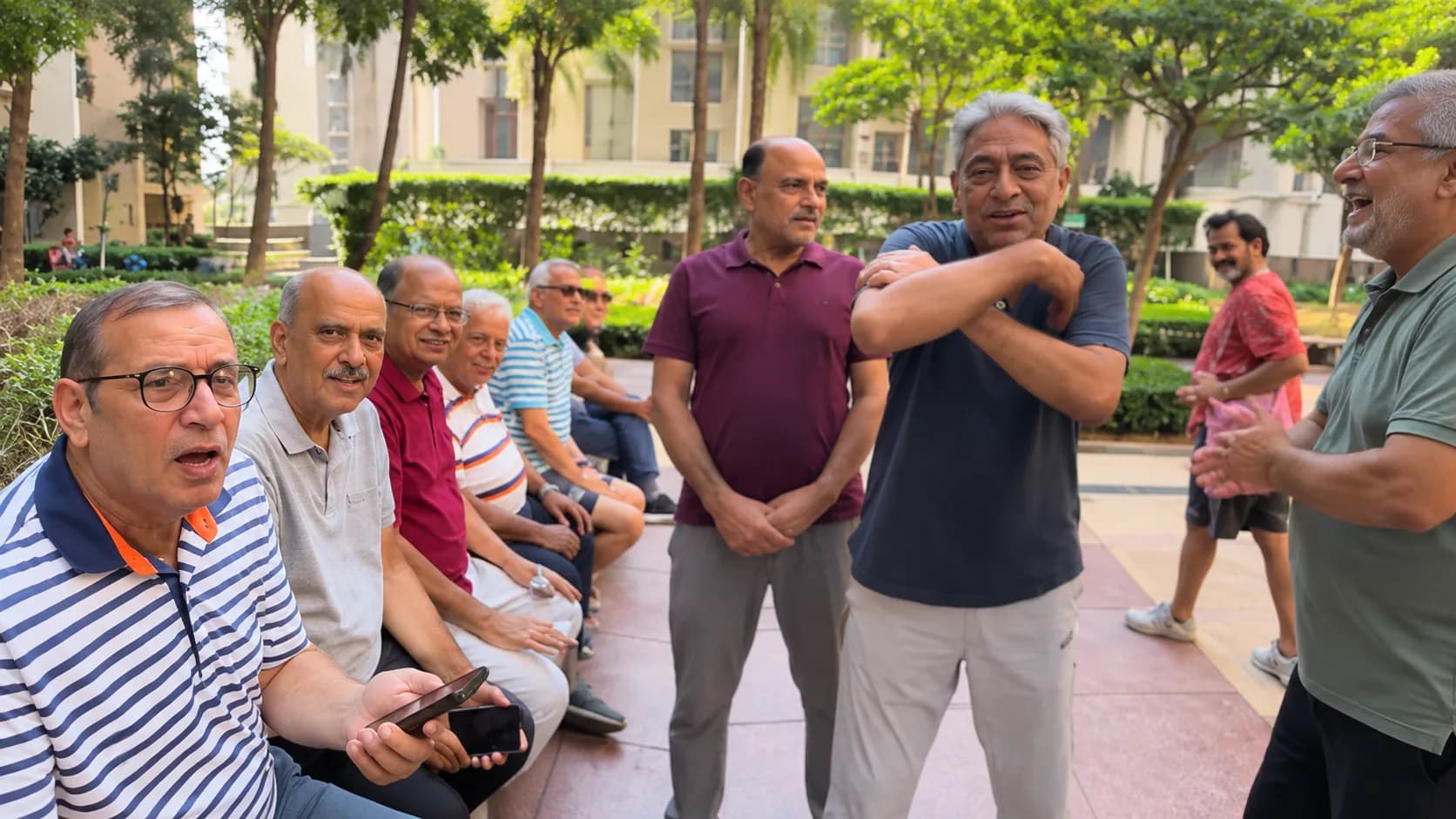 Morning Walk पर निकले थे, पार्क में सजा दी महफिल: Noida के बुजुर्ग दोस्तों का Video 3.6 करोड़ Views के पार