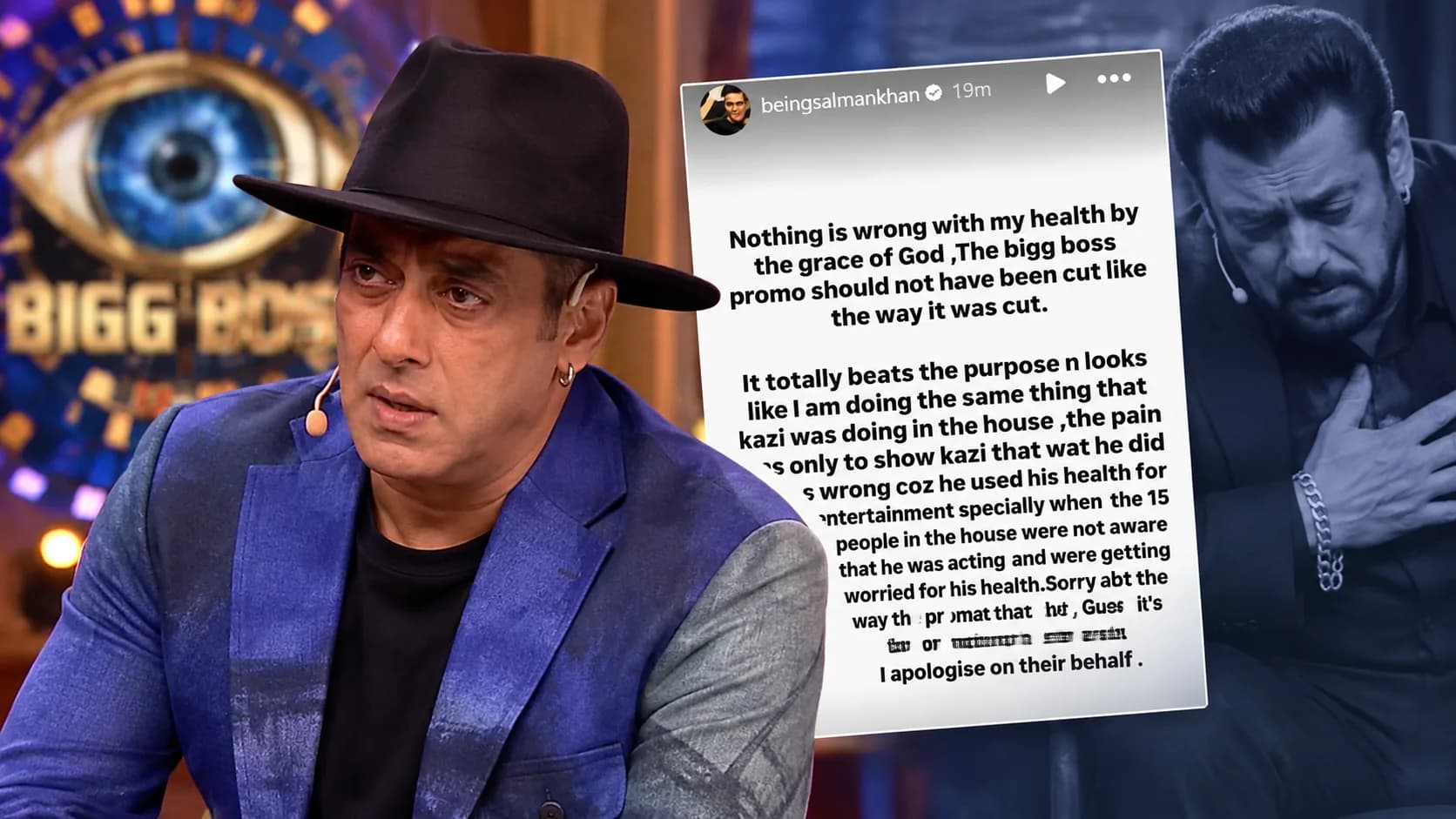 Salman Khan ने Bigg Boss 20 के Viral Health Scare पर दी सफाई, बोले- ‘मेरी सेहत बिल्कुल ठीक है’