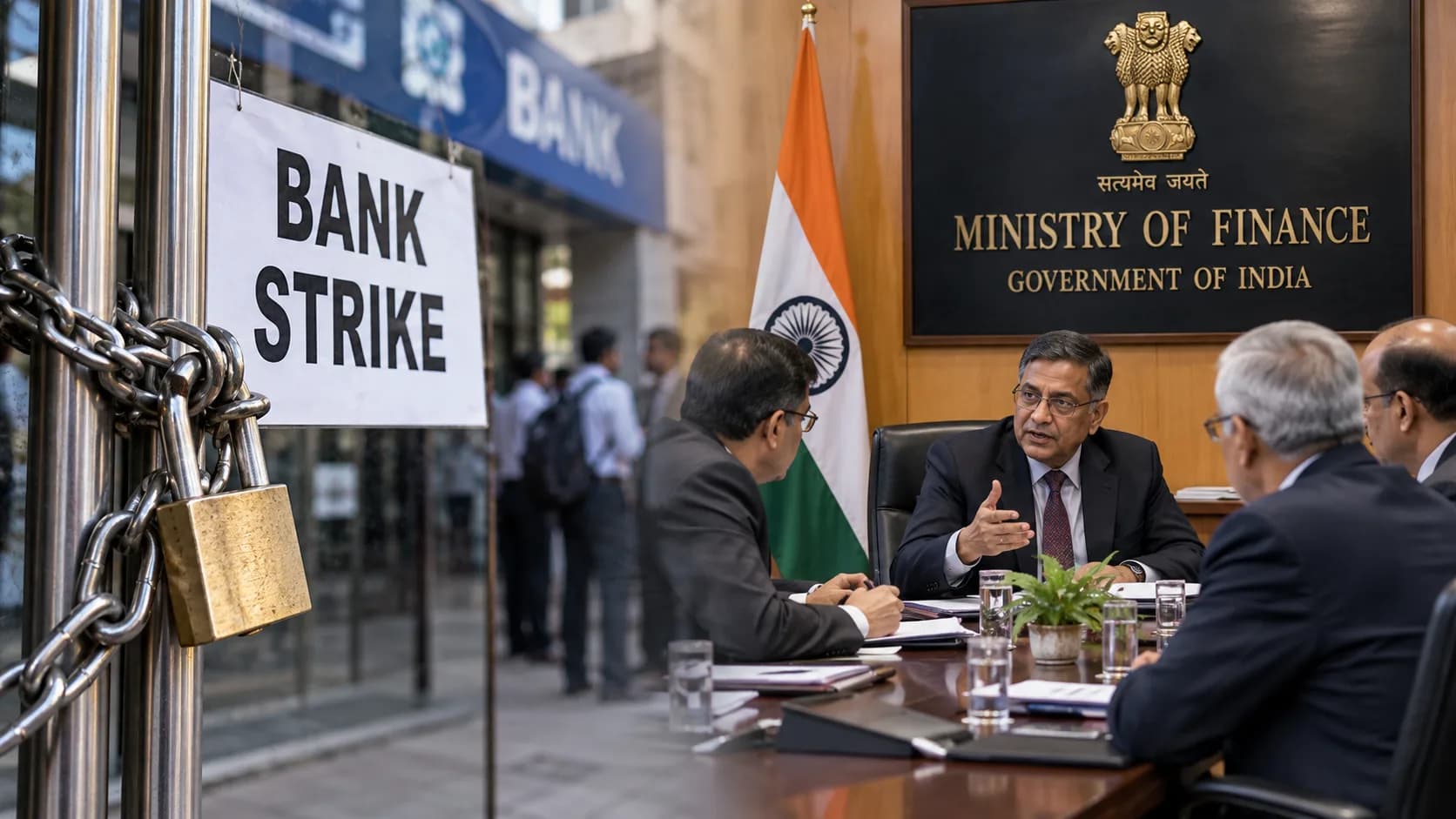 28 सितंबर से 3 दिन की Bank Strike से पहले सरकार एक्टिव, Finance Ministry ने PSB-RRB प्रमुखों की बुलाई बड़ी बैठक