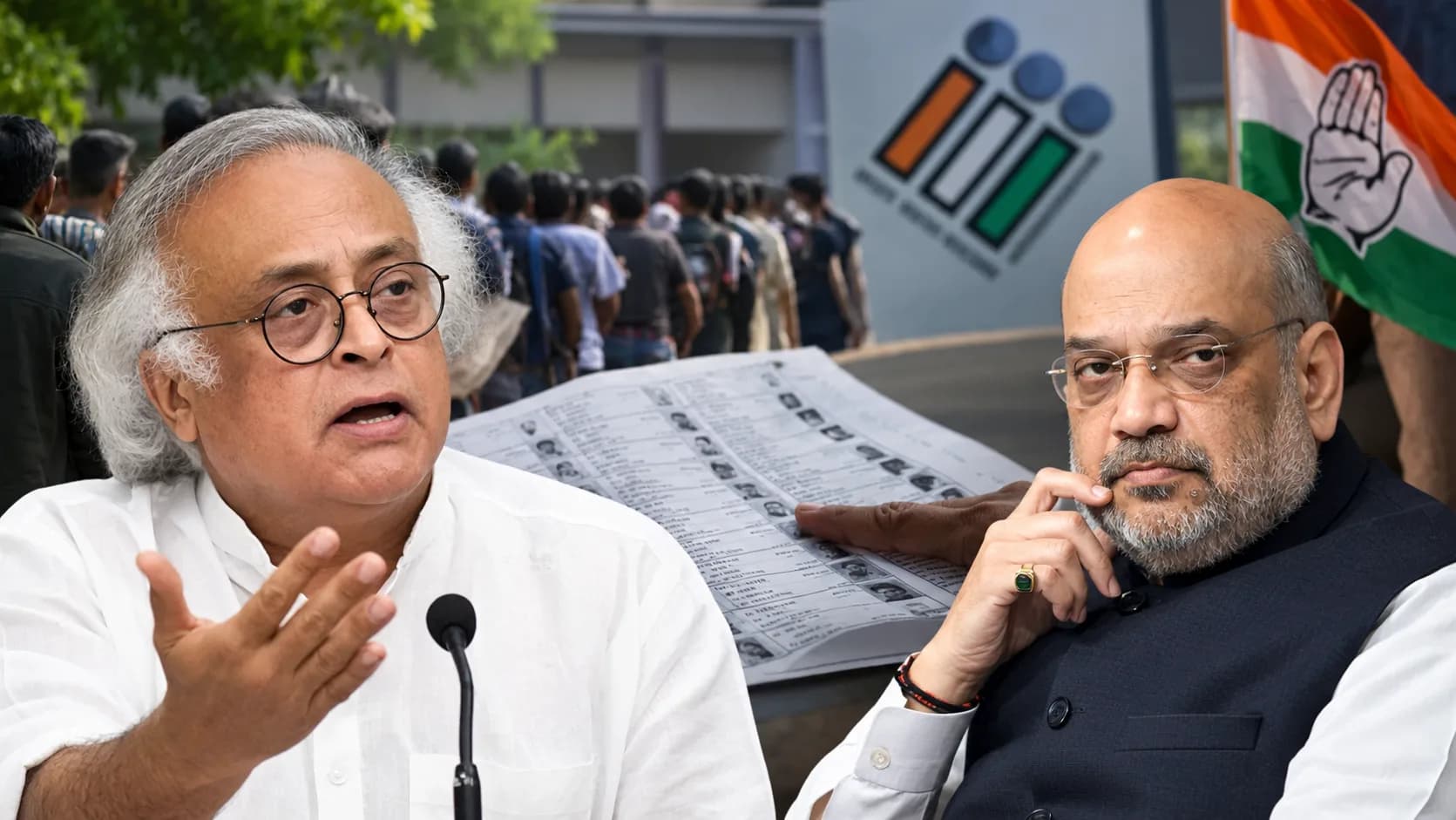 SIR पर Congress का Amit Shah पर बड़ा हमला: Jairam Ramesh बोले—हर 3 में से 1 वोटर का नाम हटने का दावा या खतरा