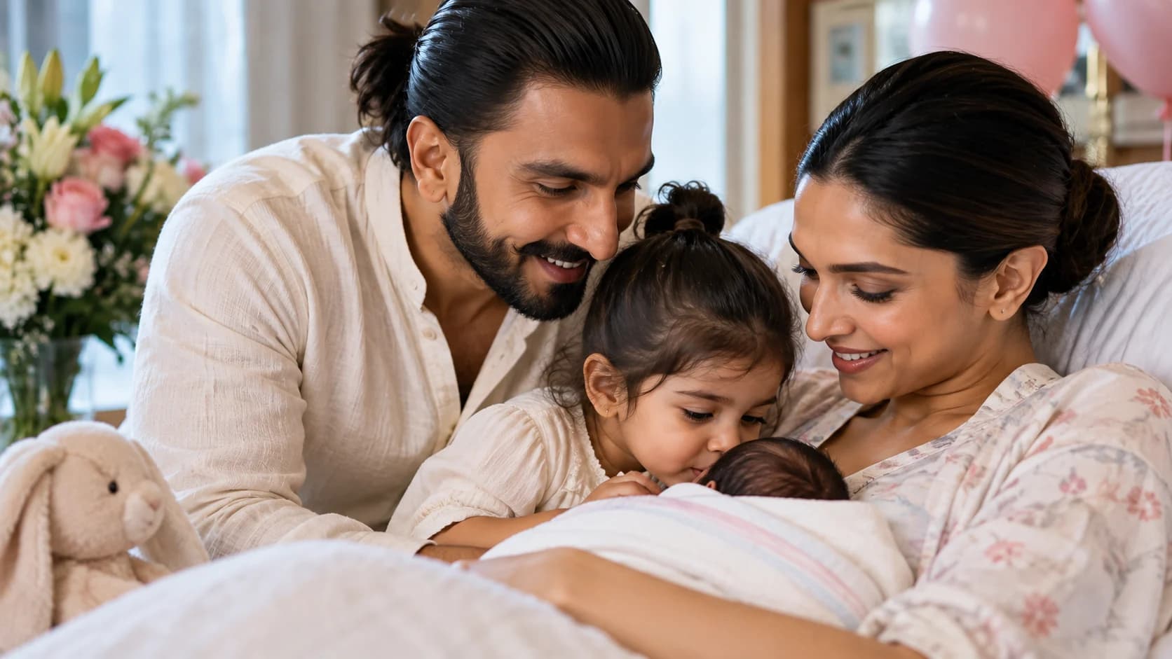 Deepika Padukone-Ranveer Singh दूसरी बार बने Parents, घर आई नन्ही बेटी; Dua बनीं बड़ी बहन