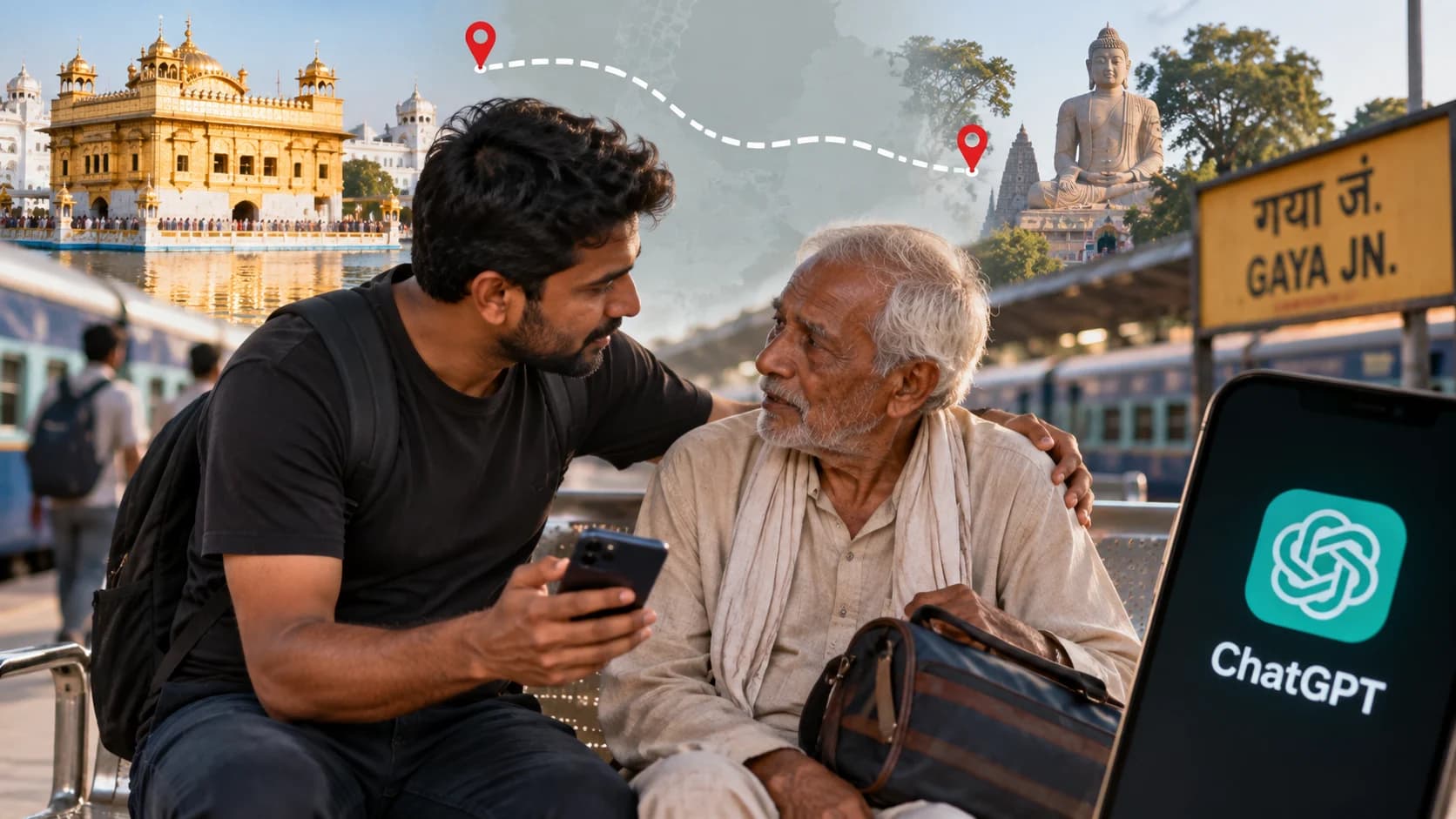 अमृतसर में बिछड़े, 1,200 किमी दूर गया में मिले: एक अजनबी और ChatGPT ने पंजाब के बुजुर्ग को कैसे पहुंचाया घर
