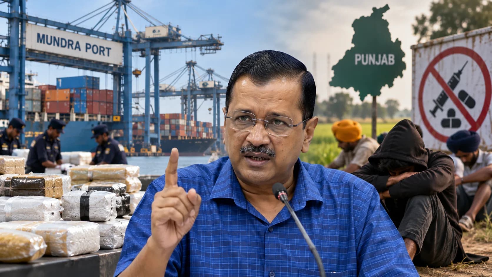 ‘नशे की लड़ाई पंजाब से नहीं, मुंद्रा पोर्ट से शुरू करें’: केजरीवाल ने BJP की यात्रा पर उठाए सवाल