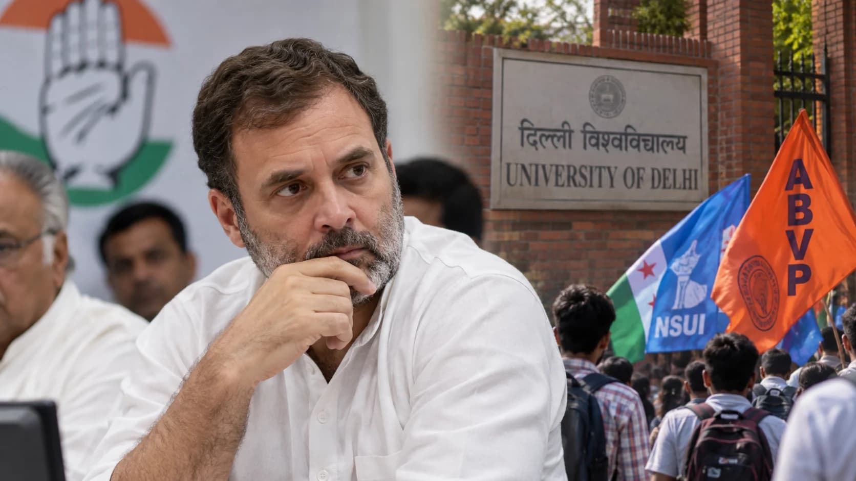DUSU चुनाव में NSUI का खाता भी नहीं खुला: राहुल गांधी नाराज बताए गए, कांग्रेस में हार के कारणों पर मंथन