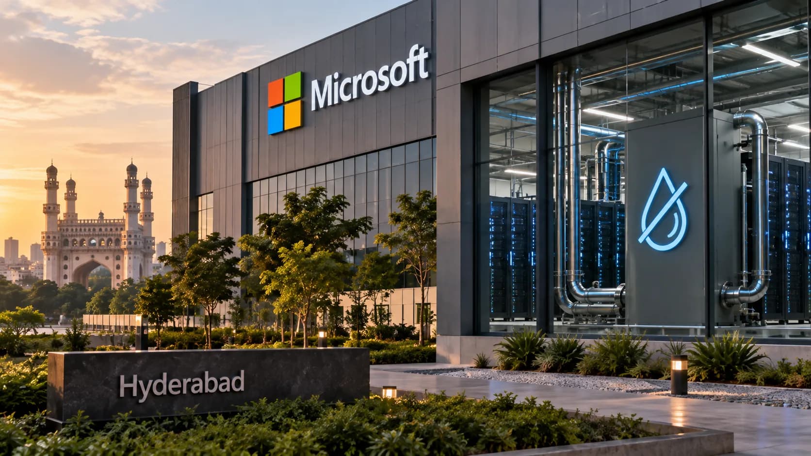 Microsoft का Hyderabad में बड़ा AI दांव: नया Cloud Region कूलिंग में करेगा ‘Zero Water’ का इस्तेमाल