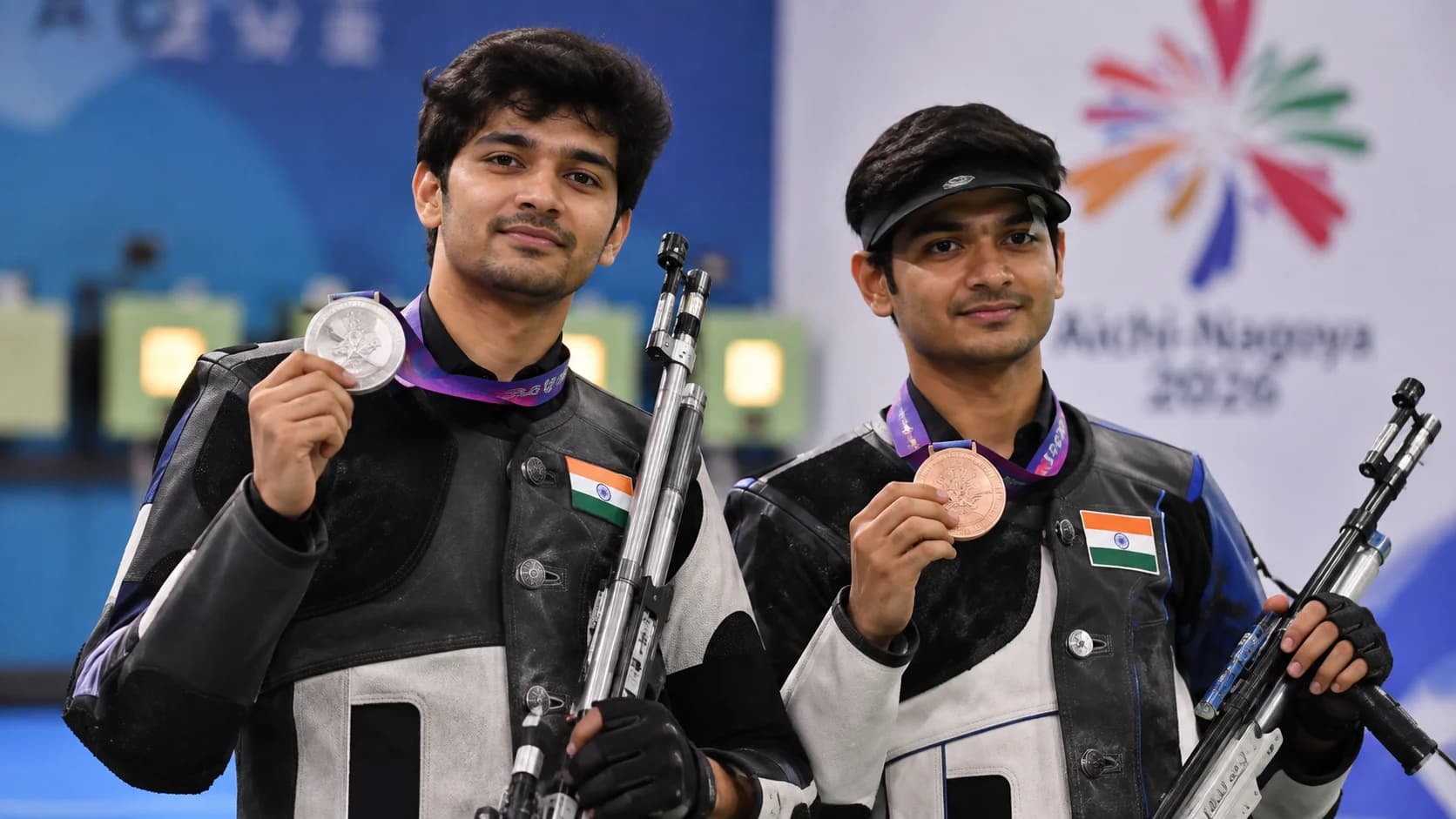 Asian Games 2026: Himanshu Dhillon ने जीता सिल्वर, Rudrankksh Patil को ब्रॉन्ज; 10m Air Rifle में भारत का डबल पोडियम