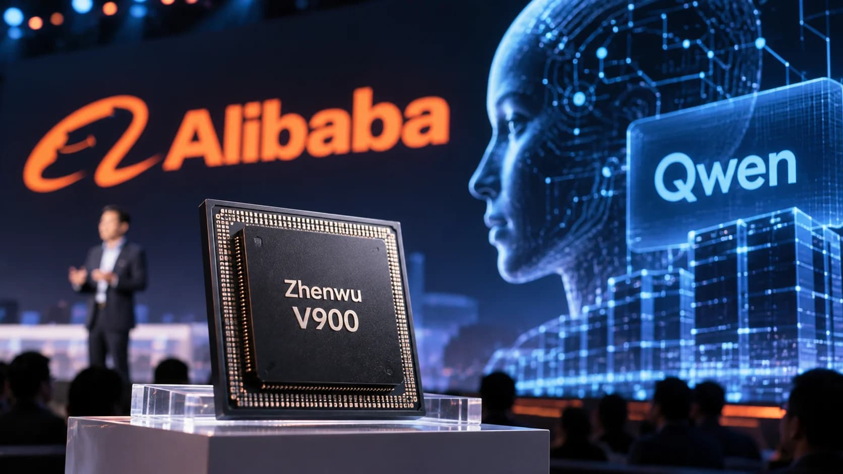 Alibaba का AI में बड़ा दांव: नया Zhenwu V900 चिप पेश, 10 ट्रिलियन पैरामीटर तक के Qwen मॉडल की तैयारी