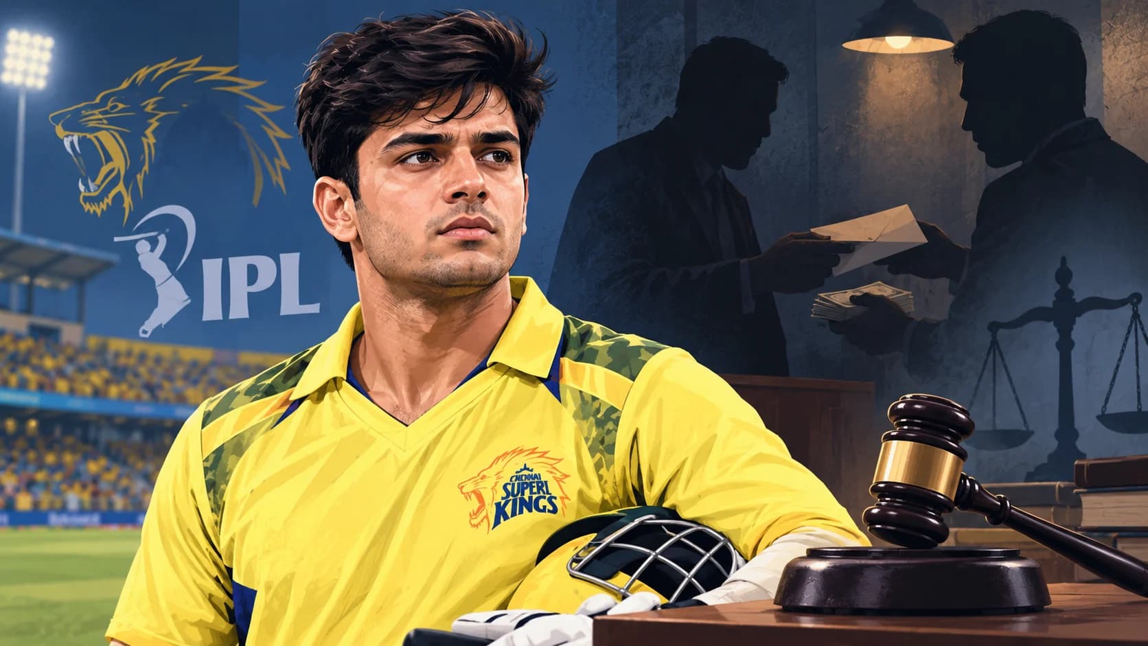 IPL Fixing विवाद में पूर्व CSK खिलाड़ी Vansh Bedi का जवाब: आरोपों से किया इनकार, कहा—कानूनी कार्रवाई कर रही है टीम