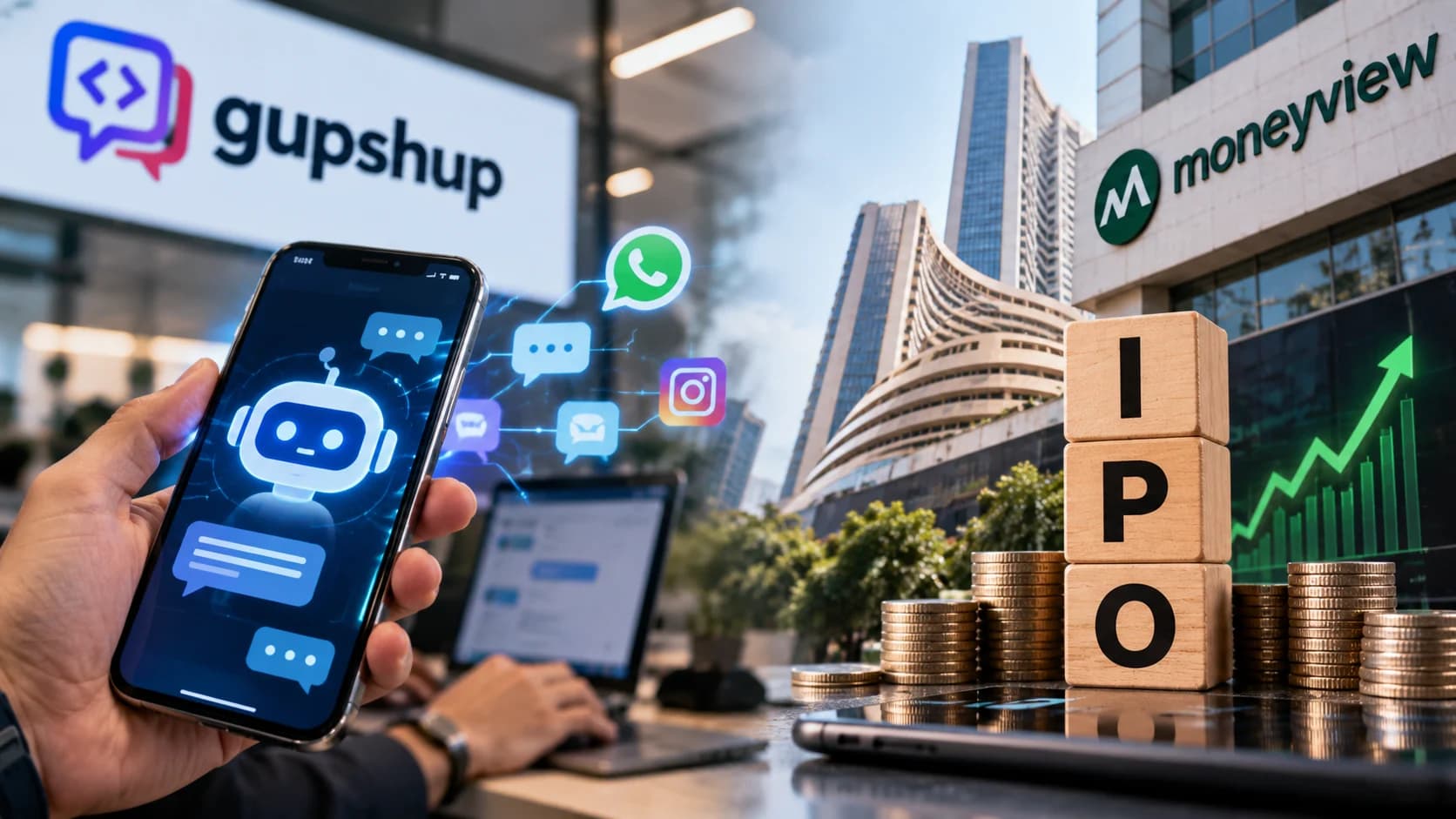 Gupshup का AI दांव और Moneyview का ₹1,092 करोड़ IPO: भारतीय स्टार्टअप इकोसिस्टम में दो बड़े बदलाव