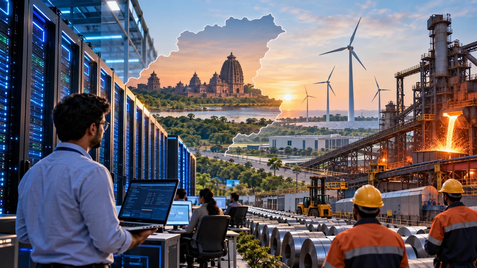 ₹2.47 लाख करोड़ का मेगा निवेश: AI Data Centres से Steel तक, Odisha में 50,162 नौकरियों की तैयारी