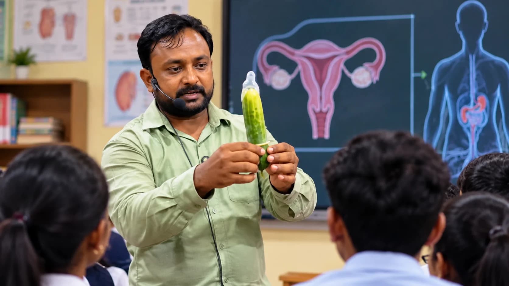 खीरे और कंडोम से Sex Education समझाते बिहार के Biology Teacher का वीडियो वायरल, Reproductive Health पर खुलकर की बात