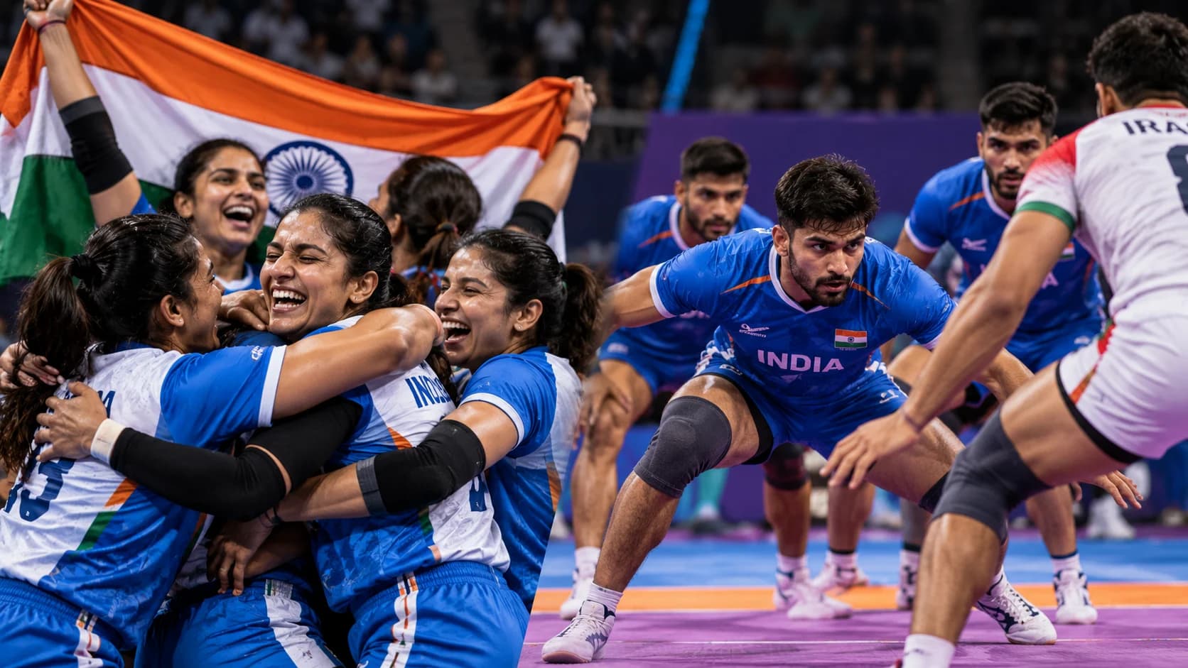 India vs Iran Kabaddi Final, Asian Games 2026: महिला टीम ने जीता Gold, अब पुरुष टीम की बारी