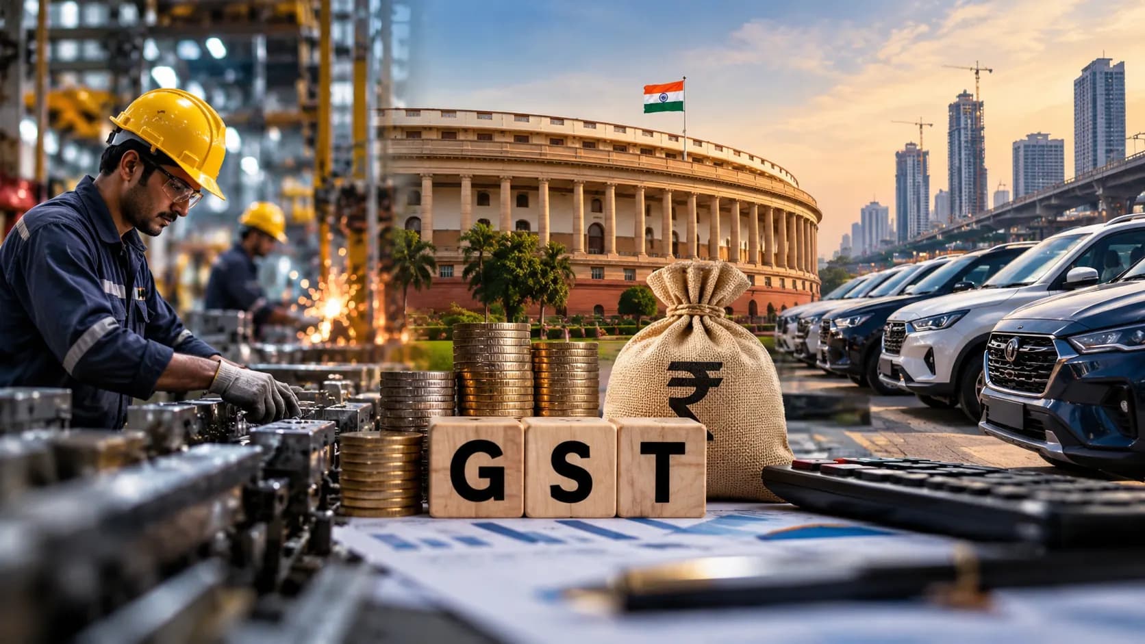 भारत की अर्थव्यवस्था के लिए अहम सप्ताह: IIP, GST और वाहन बिक्री के आंकड़े बताएंगे कैसी है रफ्तार