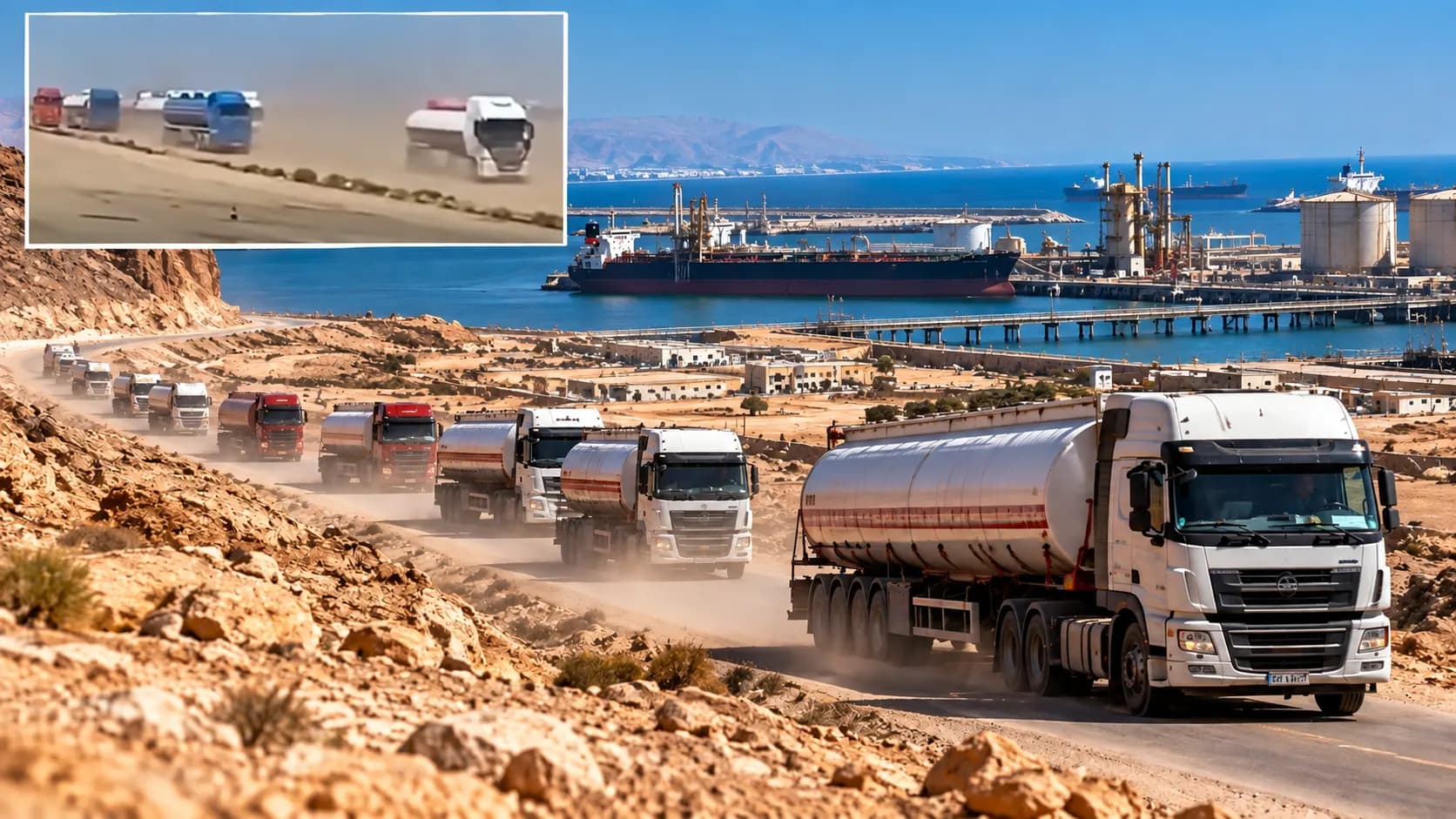 Hormuz संकट के बीच Iraq ने बदला तेल का रास्ता, Syria के जरिए Mediterranean पहुंच रहे Tanker Trucks