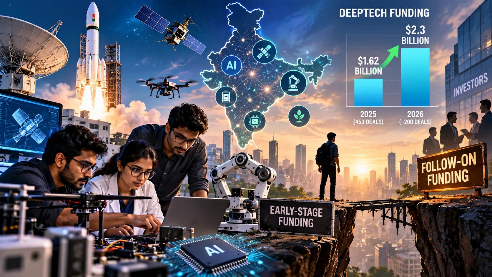 India Deeptech Funding: निवेश बढ़ा, बड़े Deals भी आए; फिर Growth-Stage Capital में क्यों फंस रहे Startups?