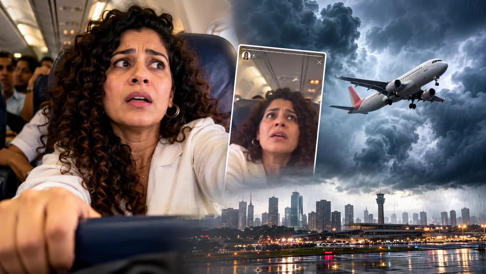 अहमदाबाद-मुंबई फ्लाइट में टर्बुलेंस से घबराईं कामिया जानी, वीडियो हुआ वायरल; बोलीं- ‘शायद यह आखिरी सबूत हो’