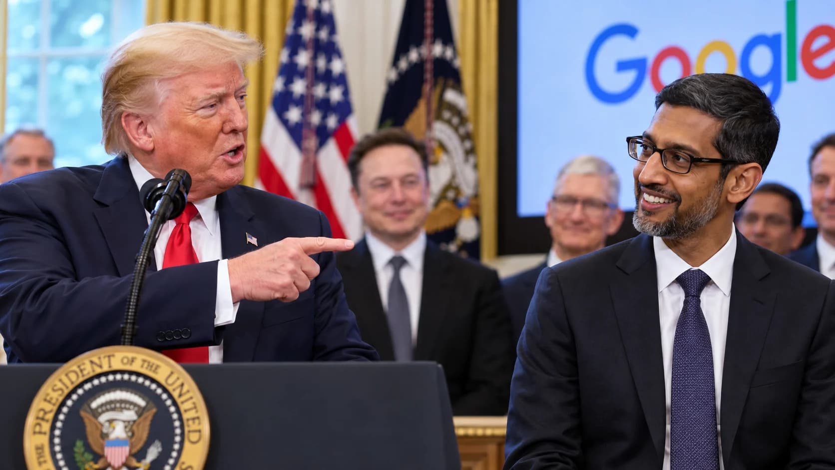 Trump ने Sundar Pichai को कहा ‘Monster’, Google CEO का मजेदार जवाब हुआ वायरल