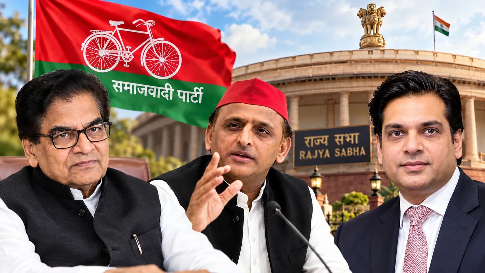 उत्तर प्रदेश राज्यसभा चुनाव: सपा ने राम गोपाल यादव और धनराज परिमल नथवानी को बनाया उम्मीदवार