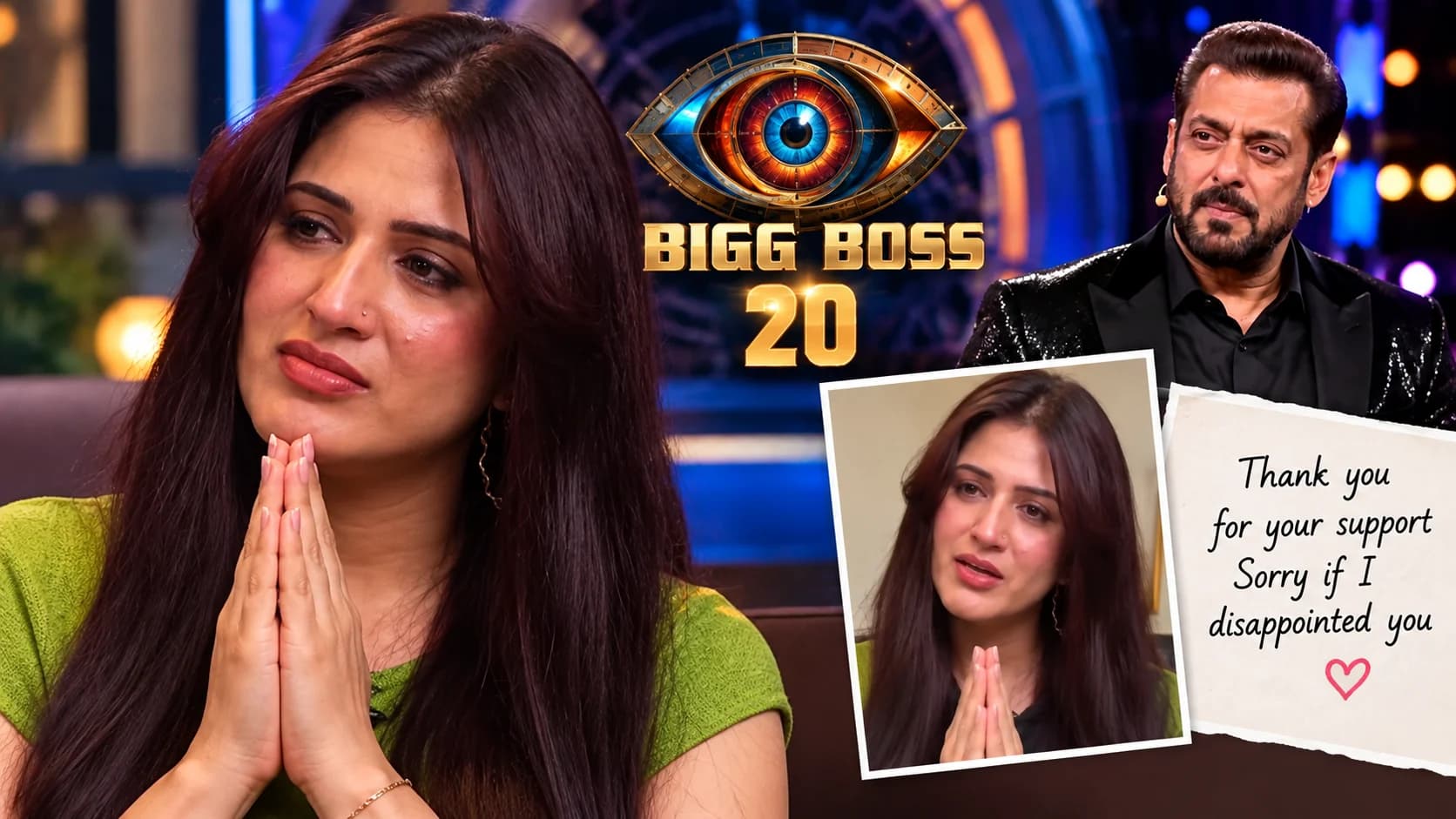 Bigg Boss 20 से बाहर आने के बाद ईशा रिखी ने फैंस से मांगी माफी, बोलीं—अभी भी इस अनुभव को समझ रही हूं