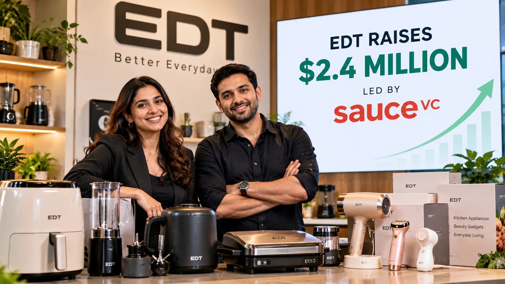Kitchen Appliance Startup EDT ने जुटाए $2.4 मिलियन, Sauce VC ने किया फंडिंग राउंड का नेतृत्व