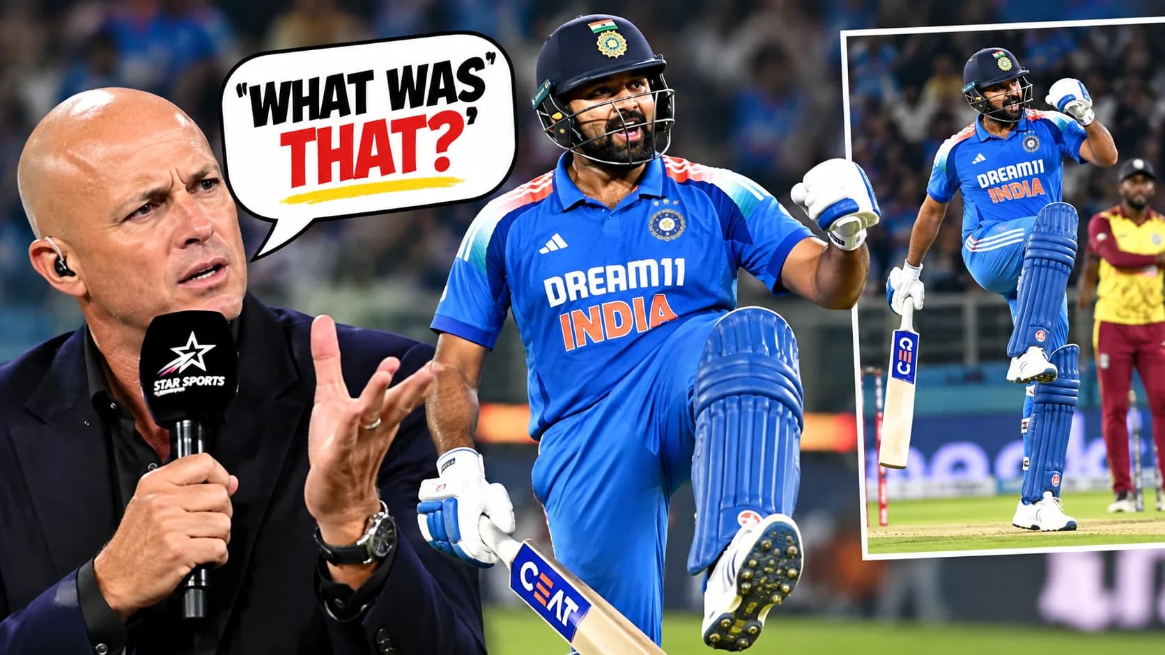 Rohit Sharma के अनोखे Century Celebration पर Herschelle Gibbs हैरान, बोले- ‘ये क्या था?’