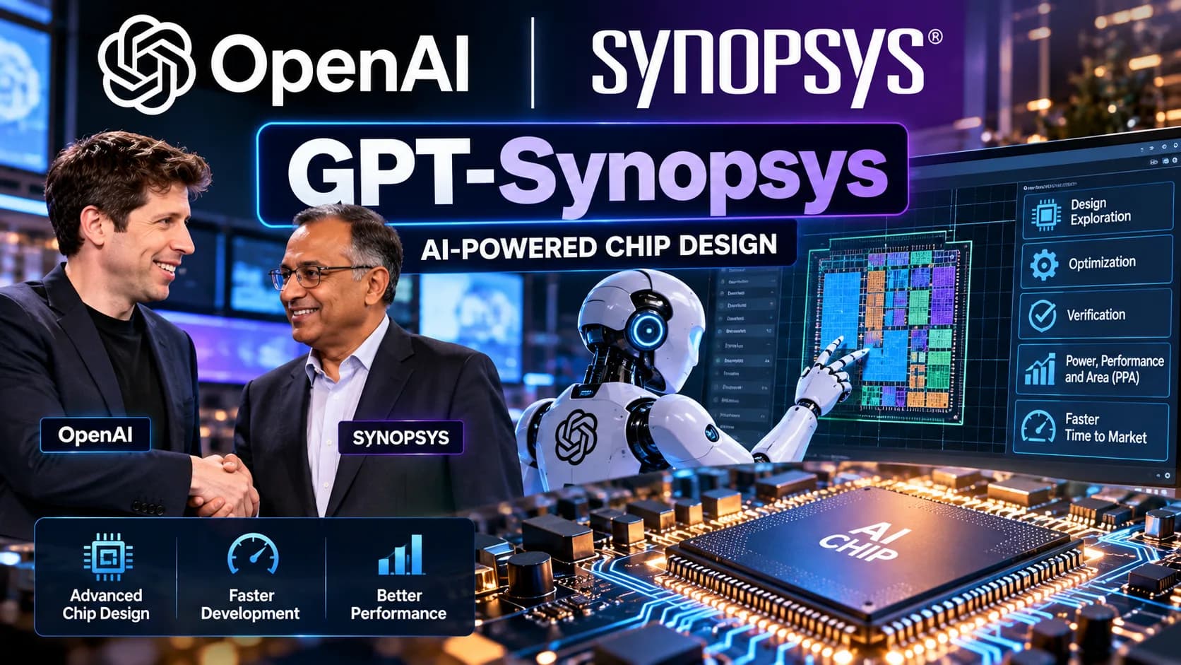 OpenAI और Synopsys की बड़ी साझेदारी: GPT-Synopsys से AI बदलेगा Chip Designing का तरीका