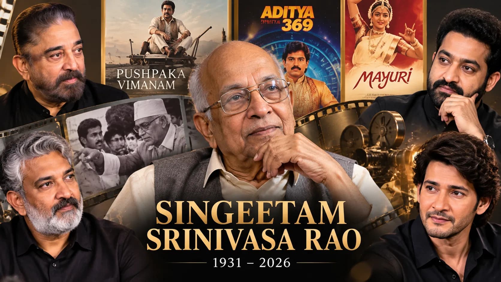 दिग्गज फिल्मकार सिंगीतम श्रीनिवास राव का 94 वर्ष की उम्र में निधन, कमल हासन से राजामौली तक ने दी श्रद्धांजलि