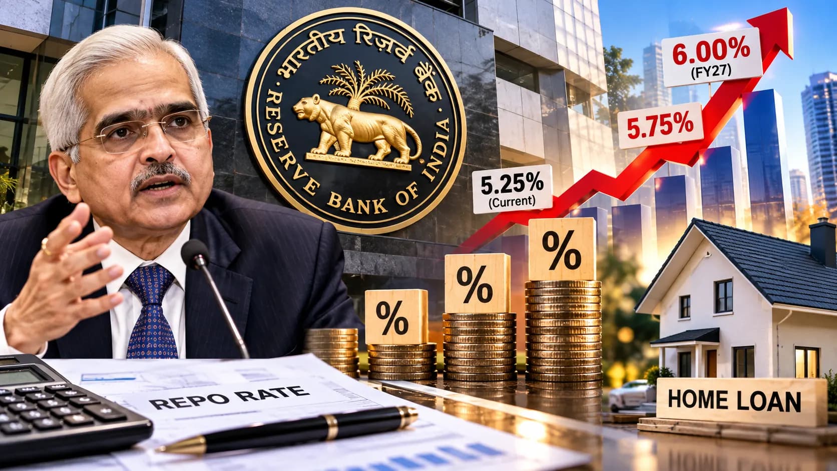 RBI Repo Rate 6% तक पहुंचने का अनुमान: Union Bank की रिपोर्ट में महंगे कर्ज और G-Sec Yield पर दबाव की आशंका