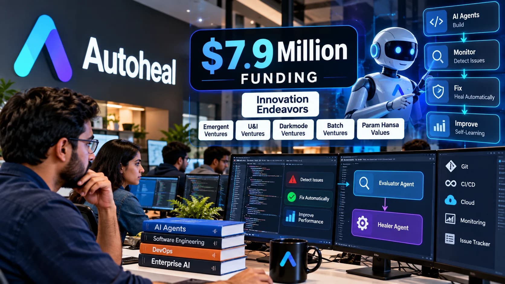 Autoheal ने जुटाए $7.9 मिलियन, AI Agents से Software Engineering को ज्यादा भरोसेमंद बनाने पर फोकस