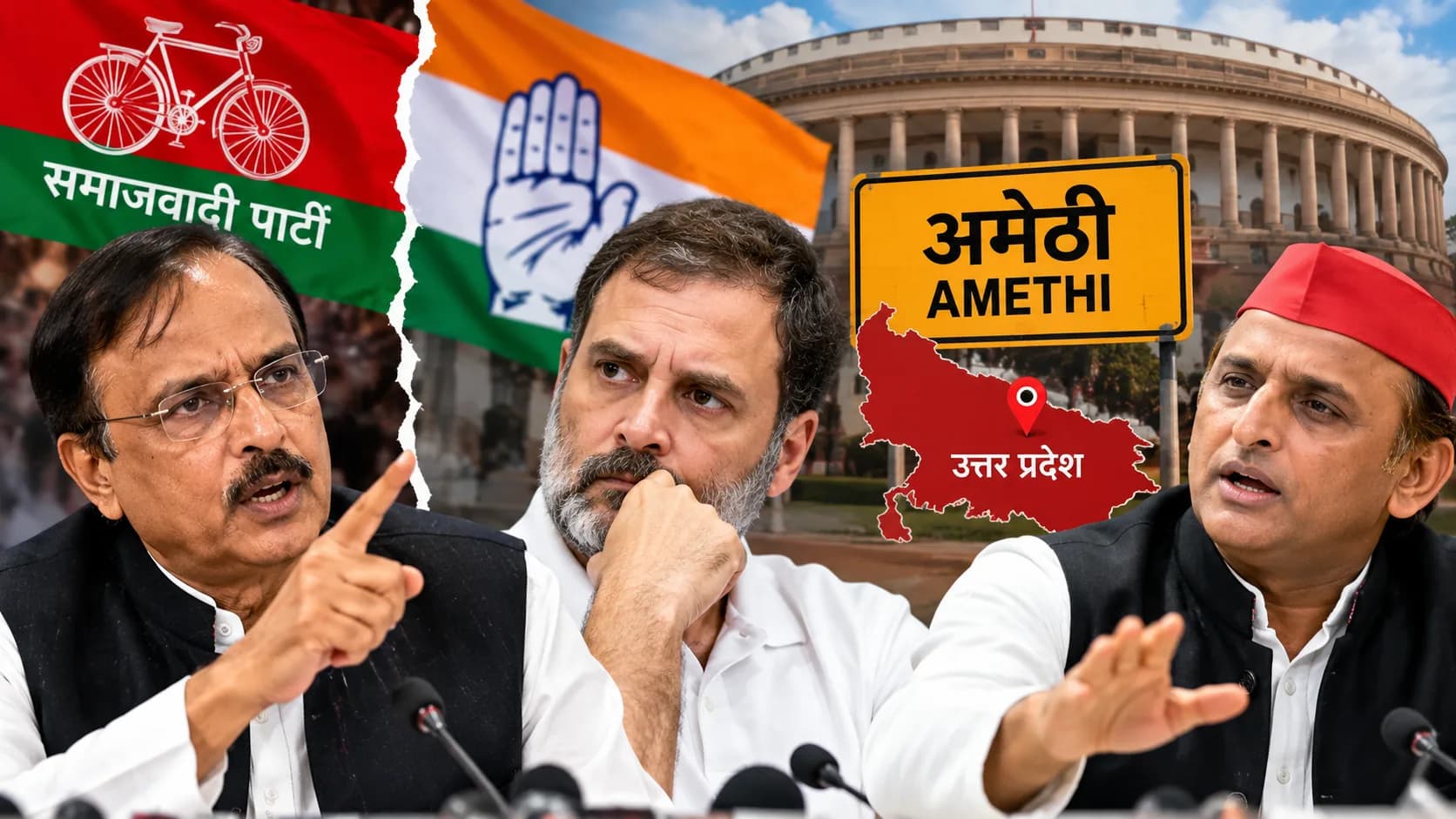 अमेठी पर SP सांसद की टिप्पणी से INDIA गठबंधन में तकरार, राहुल गांधी पर बयान के बाद कांग्रेस का पलटवार; अखिलेश यादव ने संभाला मोर्चा