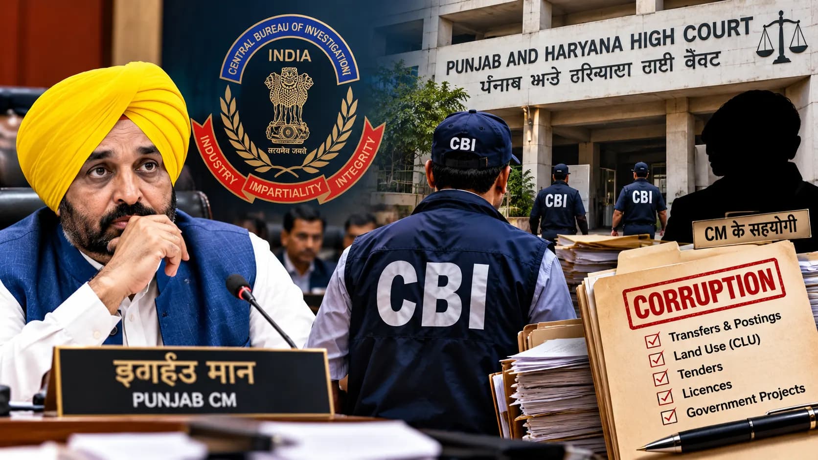 पंजाब CMO से जुड़े भ्रष्टाचार आरोपों की CBI जांच का आदेश, हाईकोर्ट ने दो महीने में मांगी रिपोर्ट