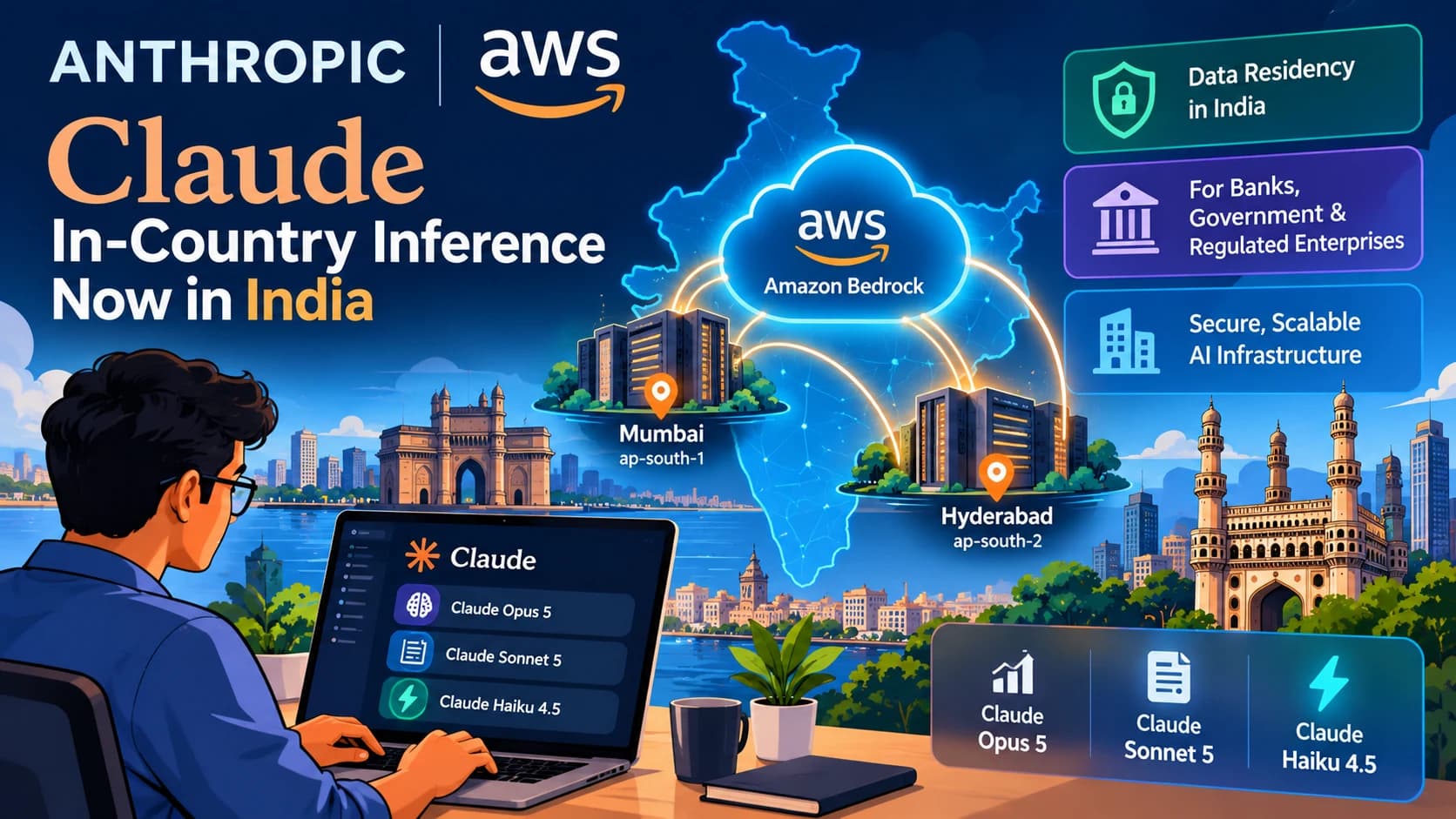 Anthropic ने भारत में शुरू किया Claude का In-Country AI Inference, AWS के जरिए देश में ही Process होंगे Requests